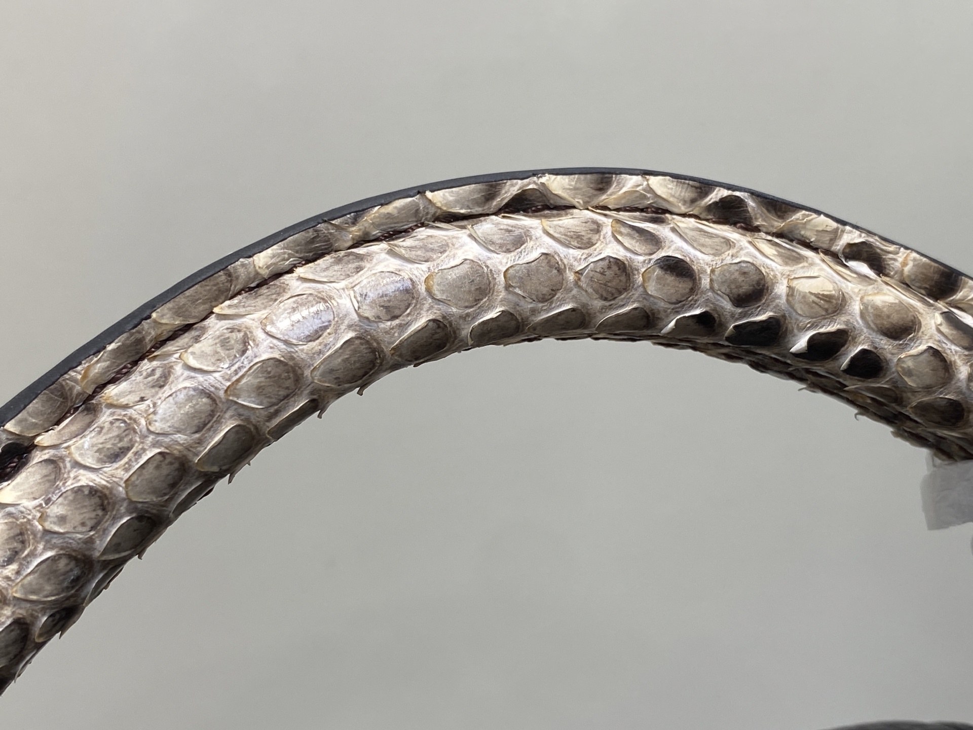 【顶级原单】N85513黑色蛇皮 全皮cap那英款系列 CAPUCINES BB 手袋 Capucine