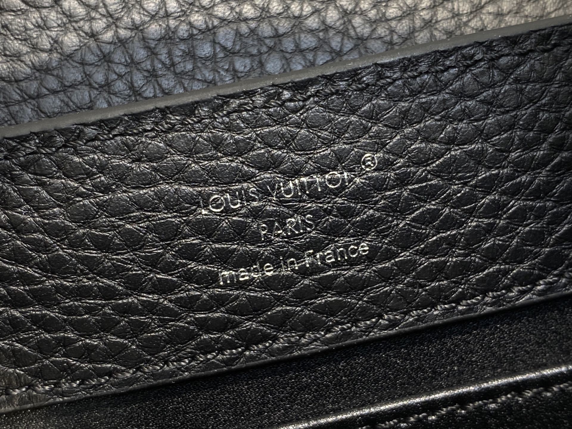 【顶级原单】N85513黑色蛇皮 全皮cap那英款系列 CAPUCINES 迷你手袋 Capucines