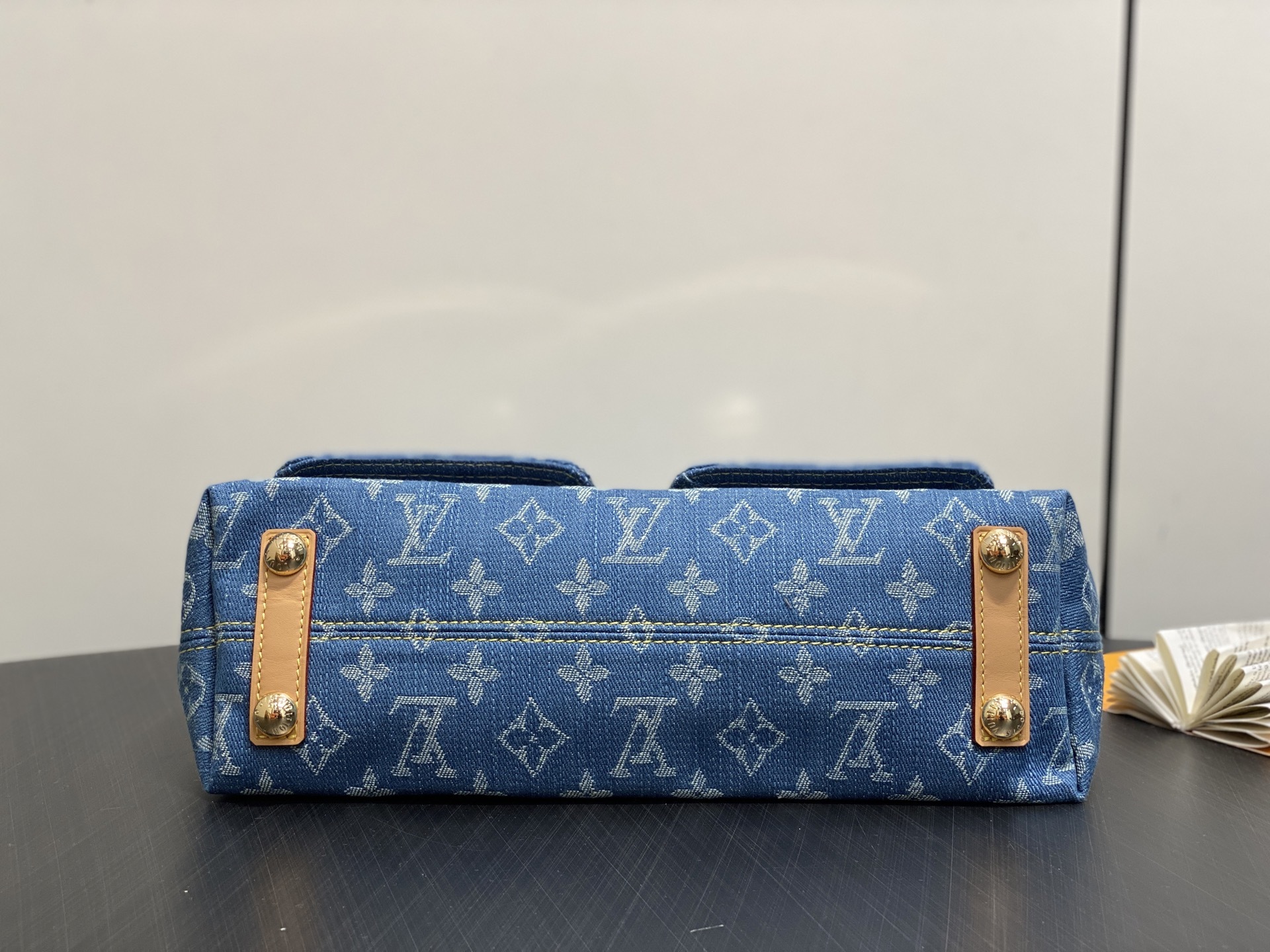 【顶级原单】M44464蓝色 丹宁牛仔布中古腋下包 VINTAGE 手袋 牛仔新款手提中古绝版牛仔斜挎手