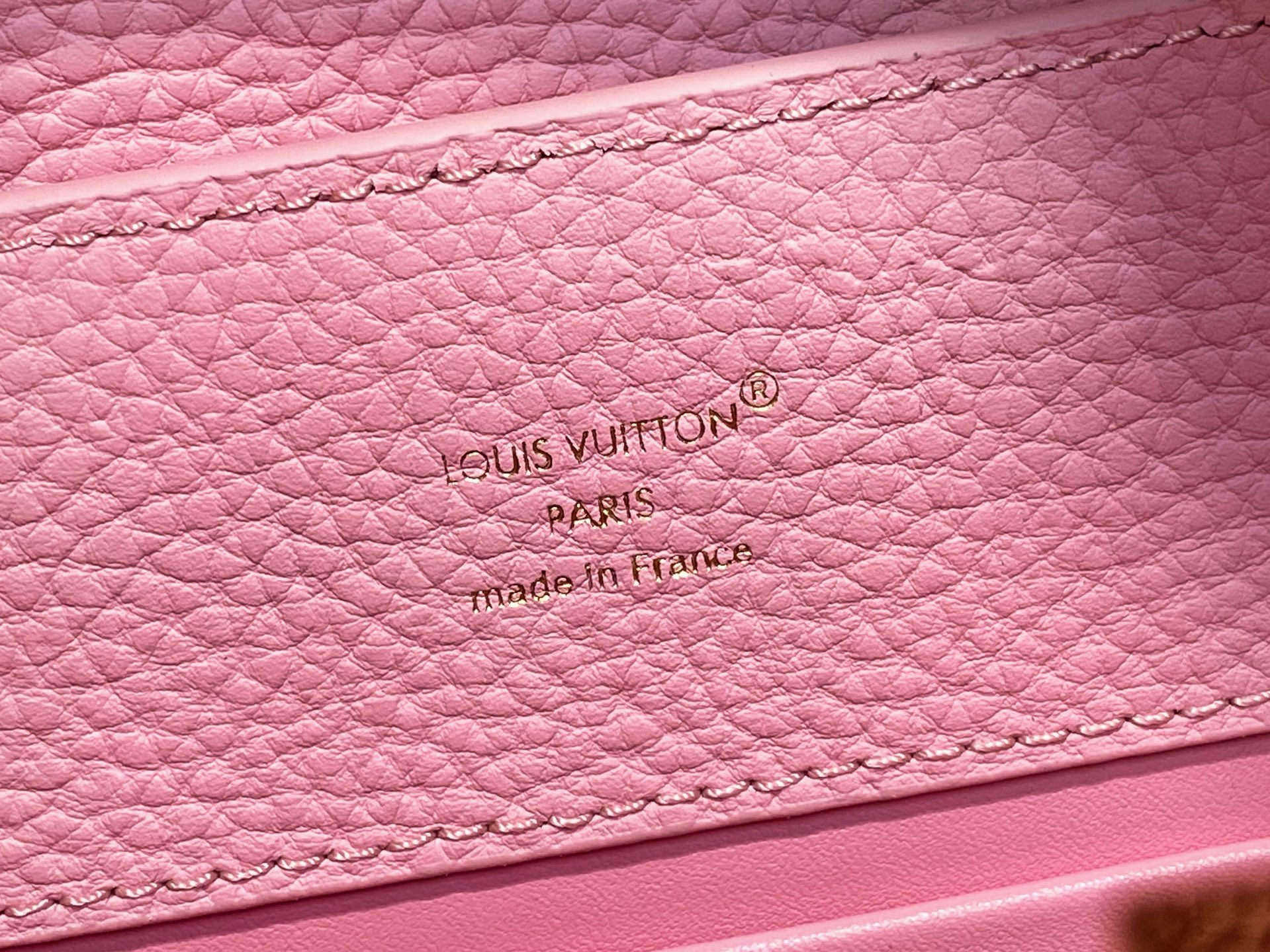 【顶级原单】M24545茉莉粉 全皮cap那英款系列 CAPUCINES BB手袋 M24727 Cap