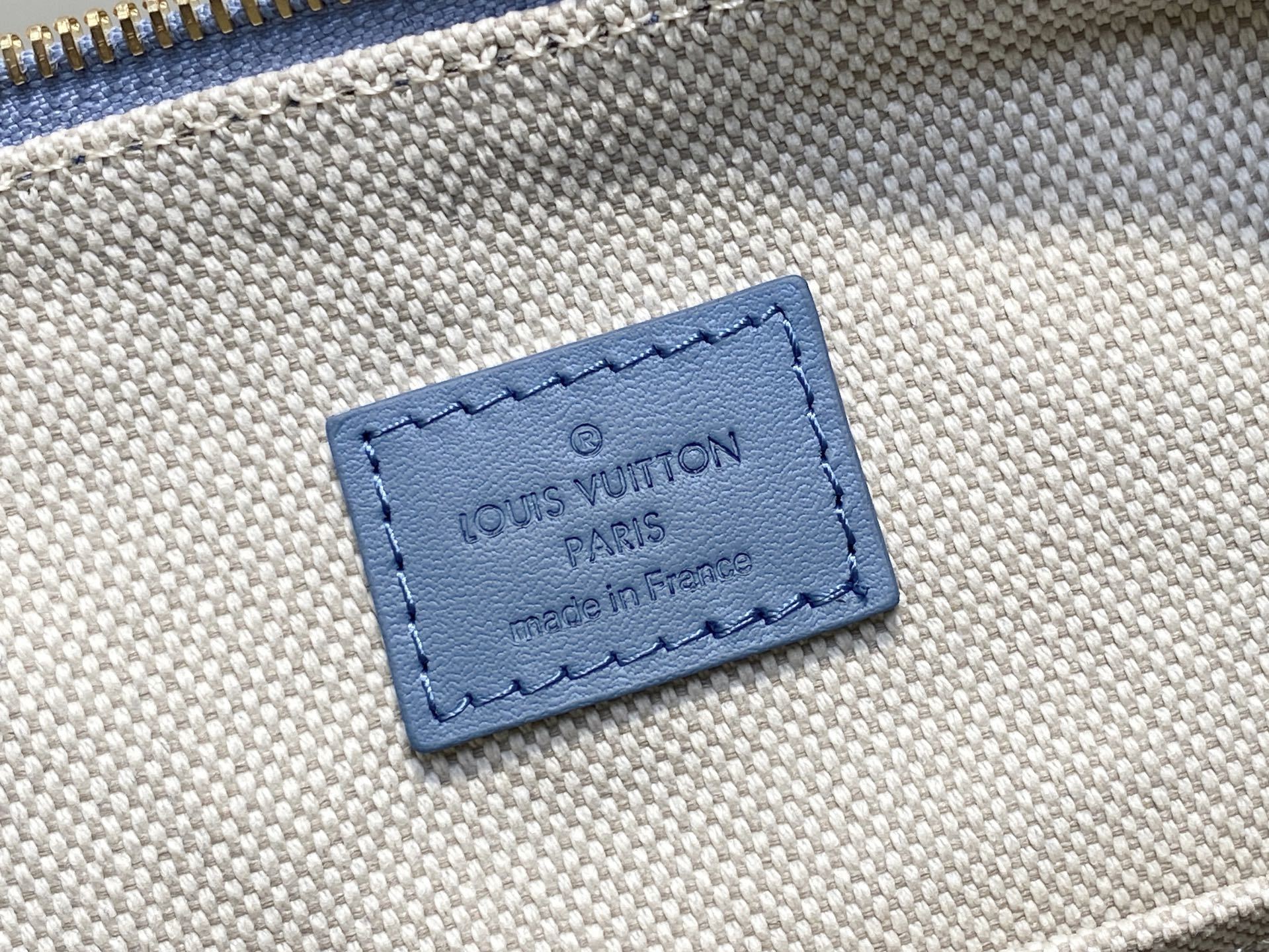 【顶级原单】N00203蓝色格子 丹宁牛仔speedy枕头包 Speedy 30 Bandoulière