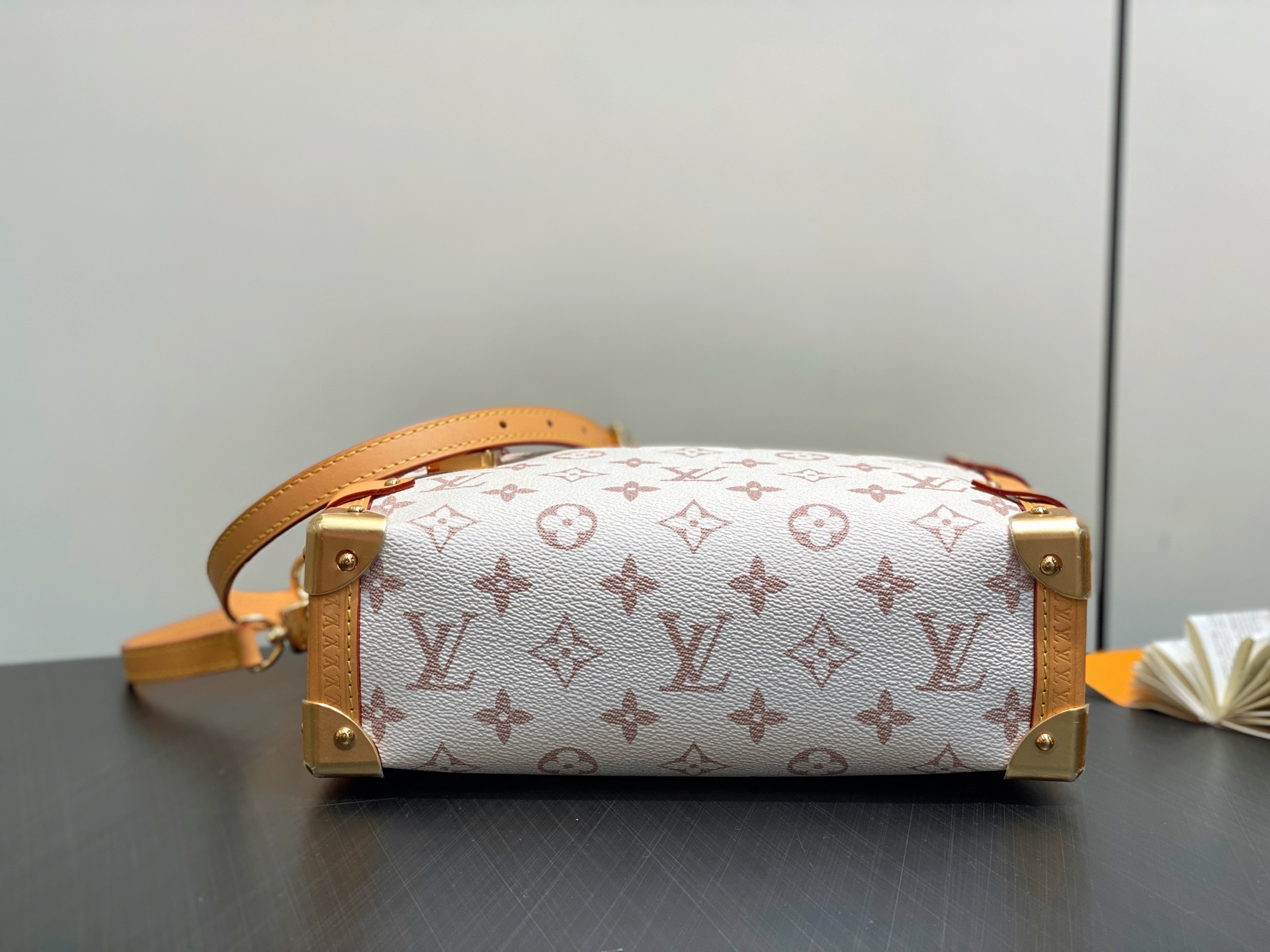 【顶级原单】M26287白花 软盒子包 SIDE TRUNK 中号手袋 本款 Side Trunk 中号