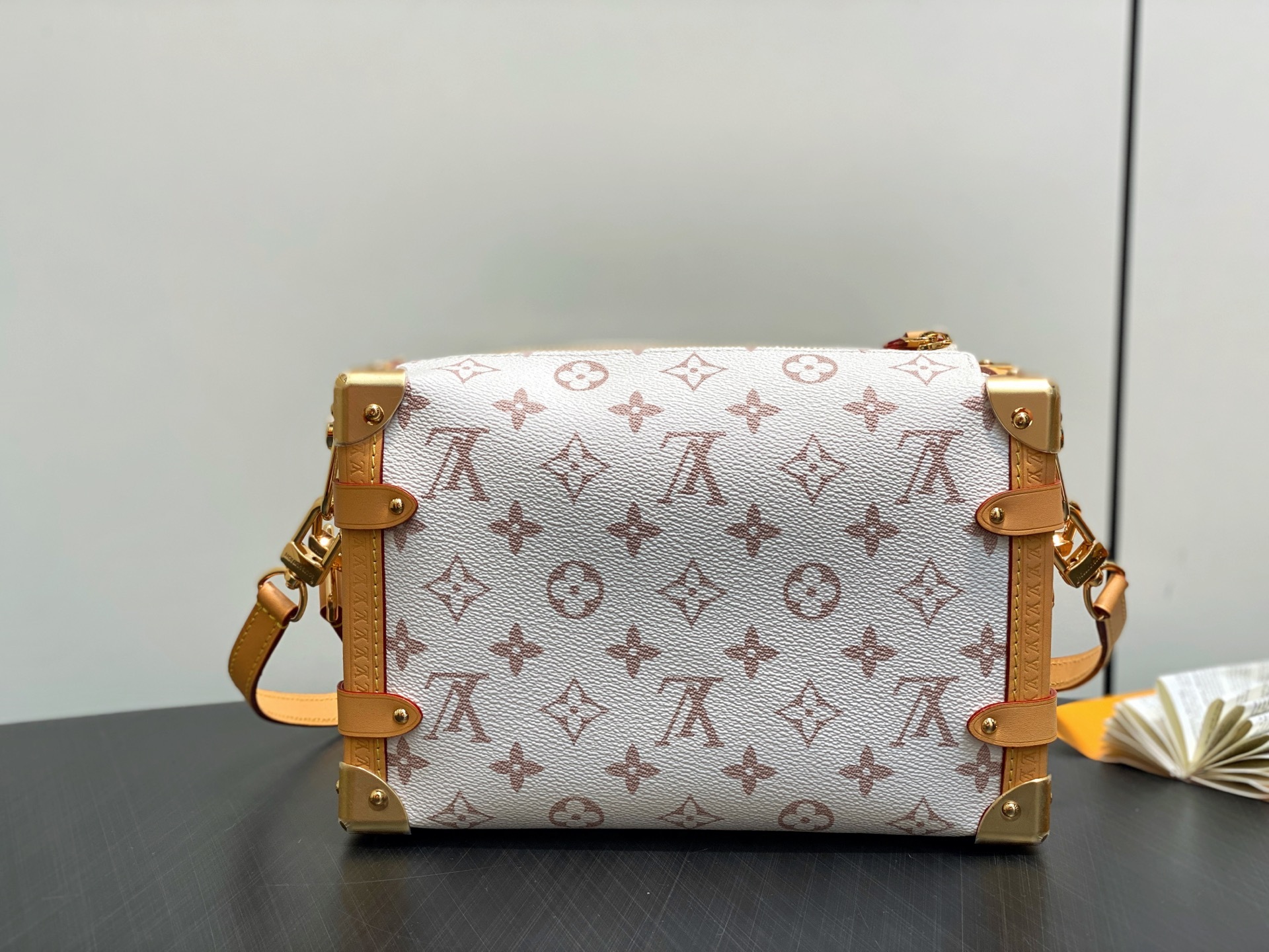 【顶级原单】M26287白花 软盒子包 SIDE TRUNK 中号手袋 本款 Side Trunk 中号