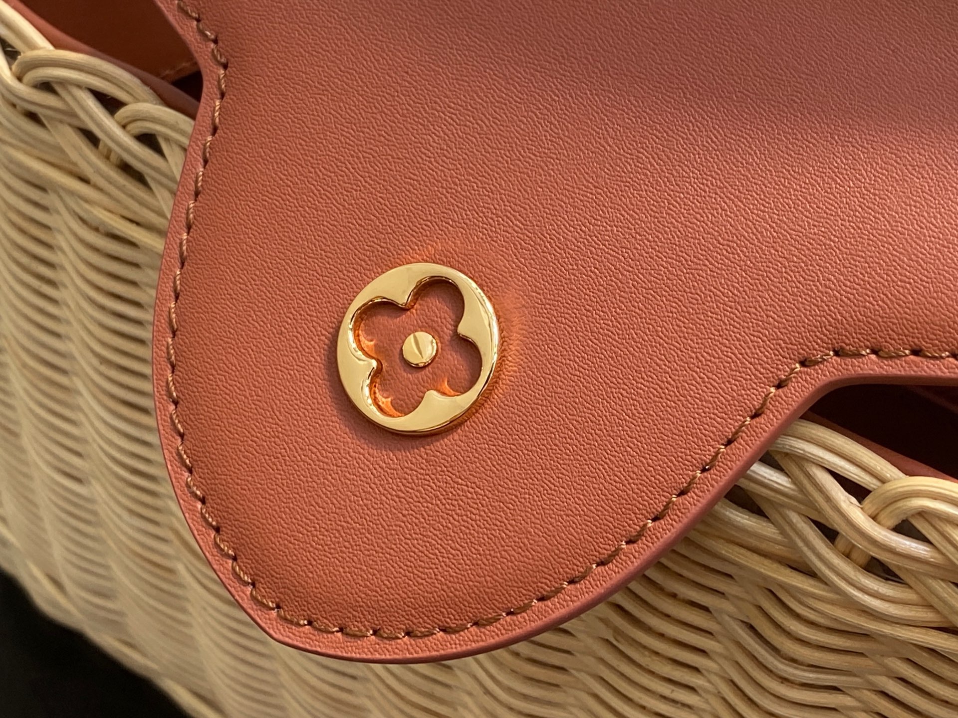 【顶级原单】M11617棕色编织 全皮cap那英款 CAPUCINES BB 手袋 m11617 棕色