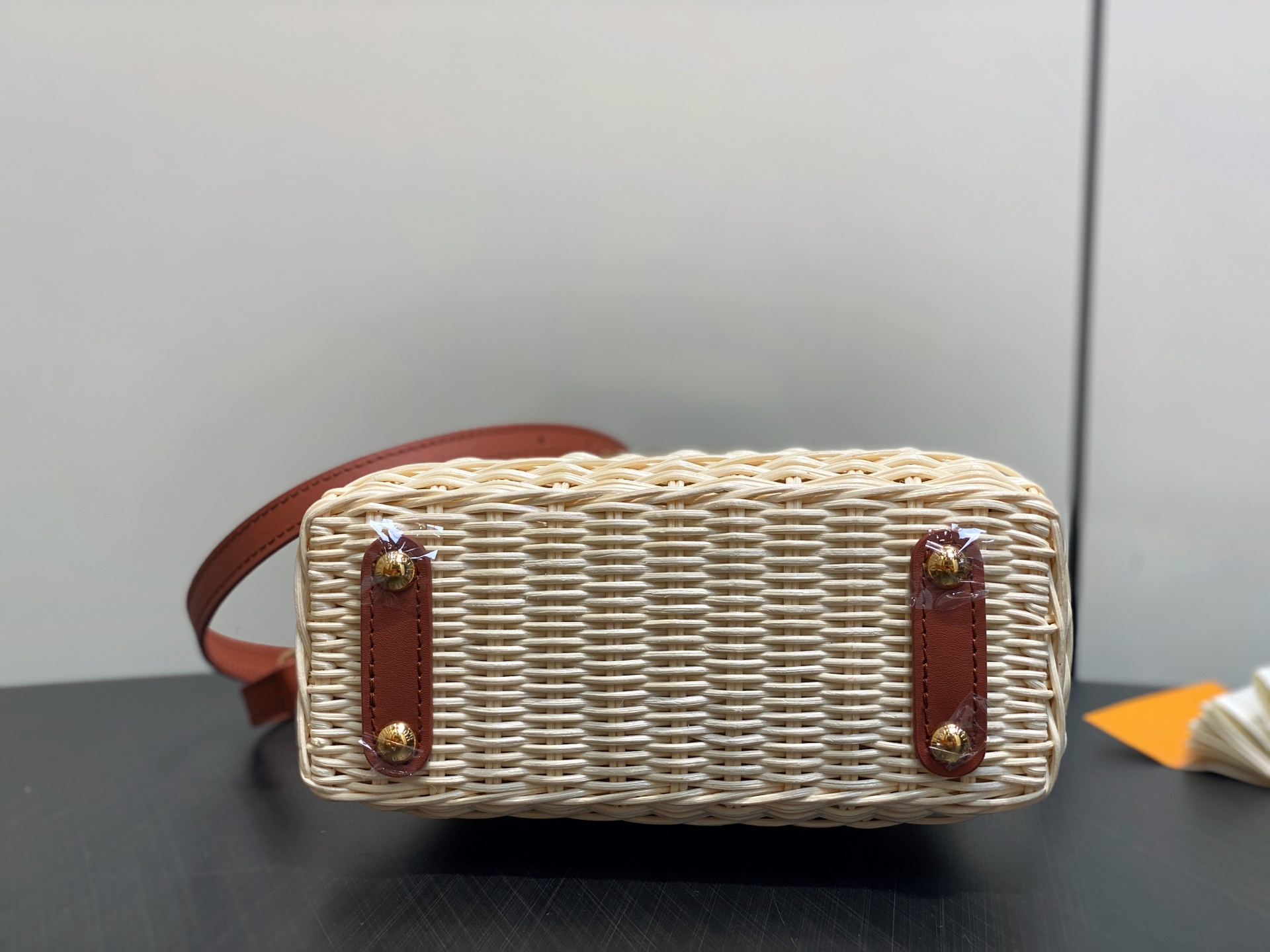 【顶级原单】M11617棕色编织 全皮cap那英款 CAPUCINES 迷你手袋 m11617 棕色 m