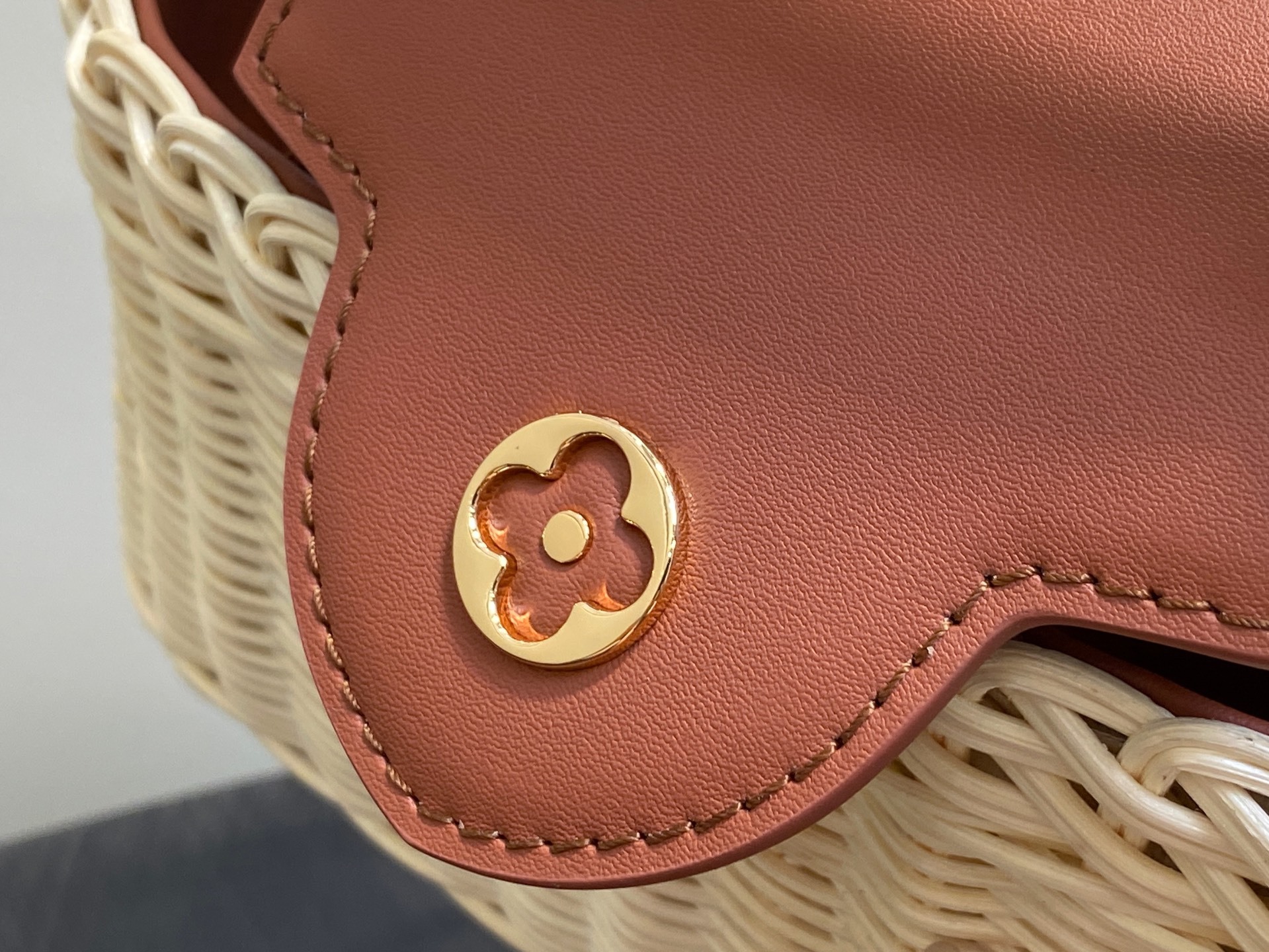 【顶级原单】M11617棕色编织 全皮cap那英款 CAPUCINES 迷你手袋 m11617 棕色 m