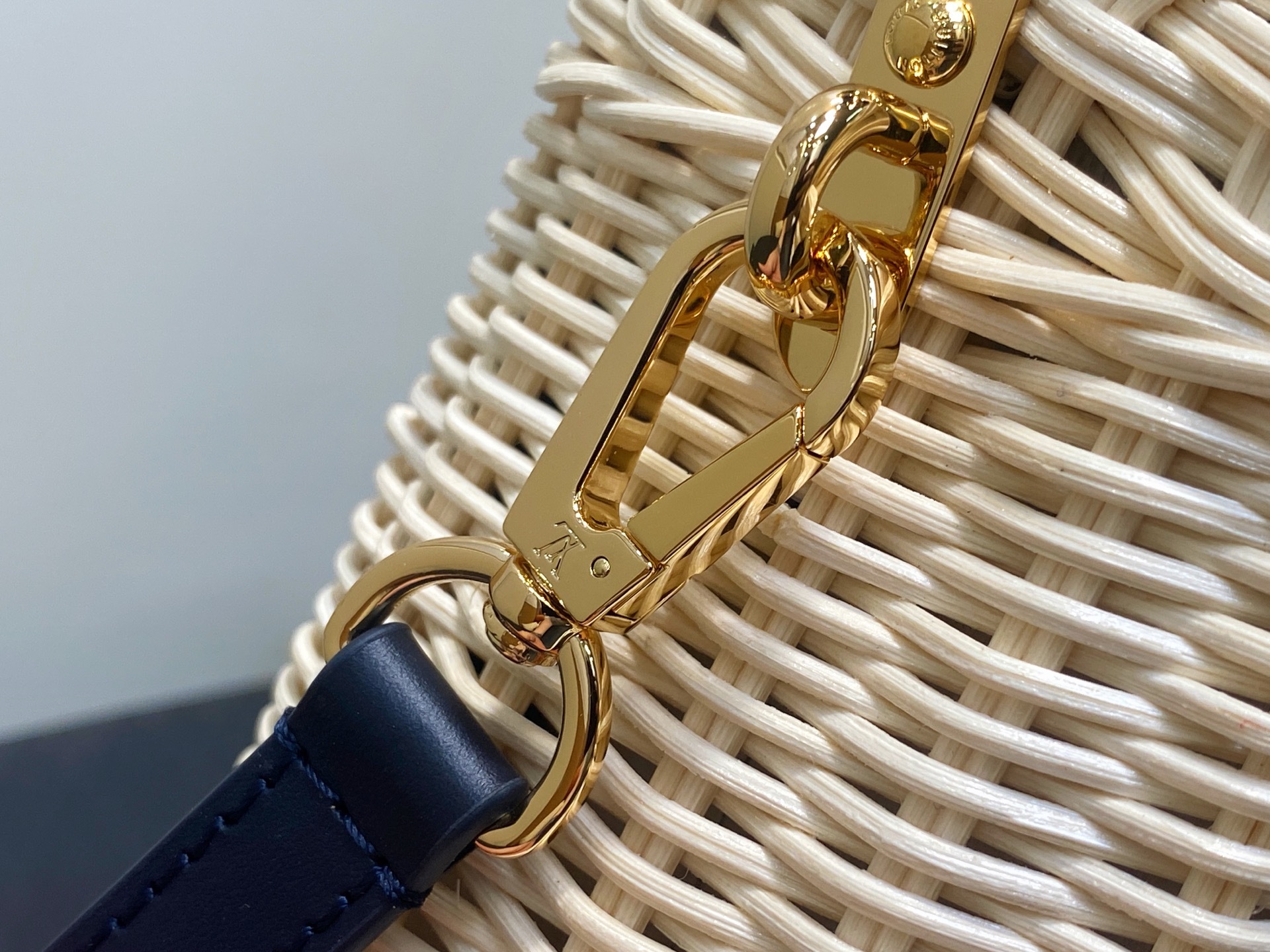 【顶级原单】M14366深色/编织 全皮cap那英款 CAPUCINES BB 手袋 M14366深蓝