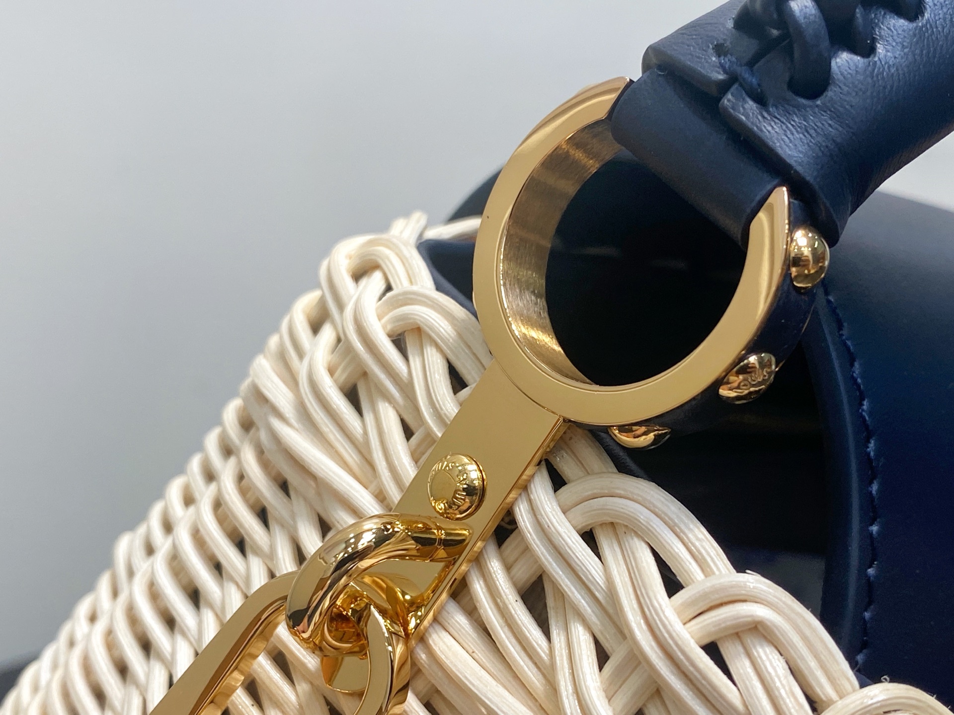 【顶级原单】M14366深色/编织 全皮cap那英款 CAPUCINES BB 手袋 M14366深蓝