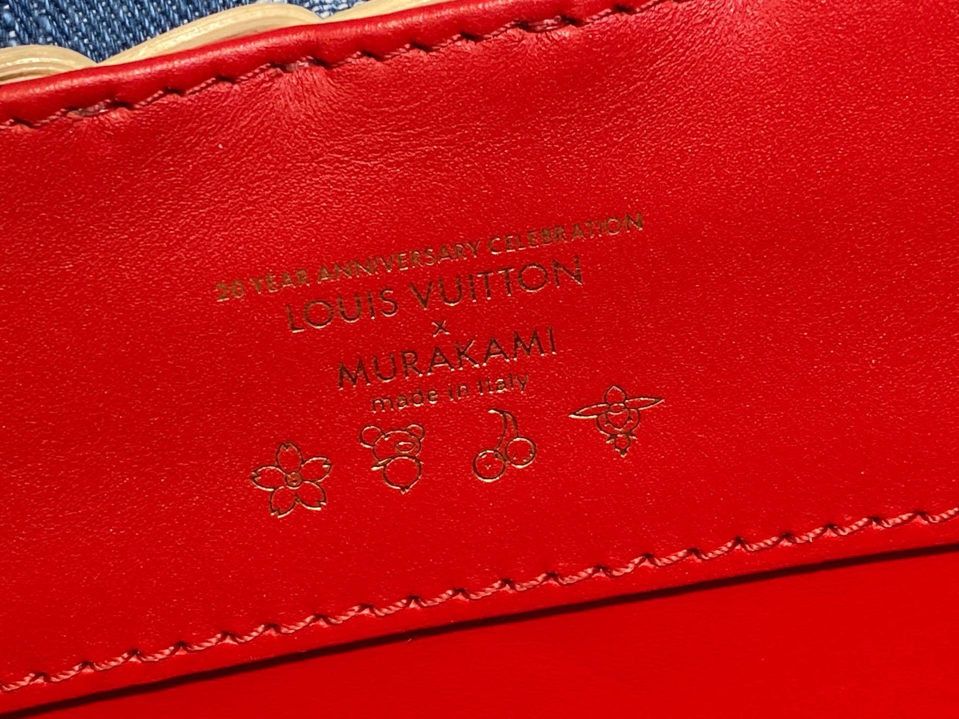 【顶级原单】M14295牛仔樱桃 编织cap那英款 LV x TM CAPUCINES BB手袋 本款