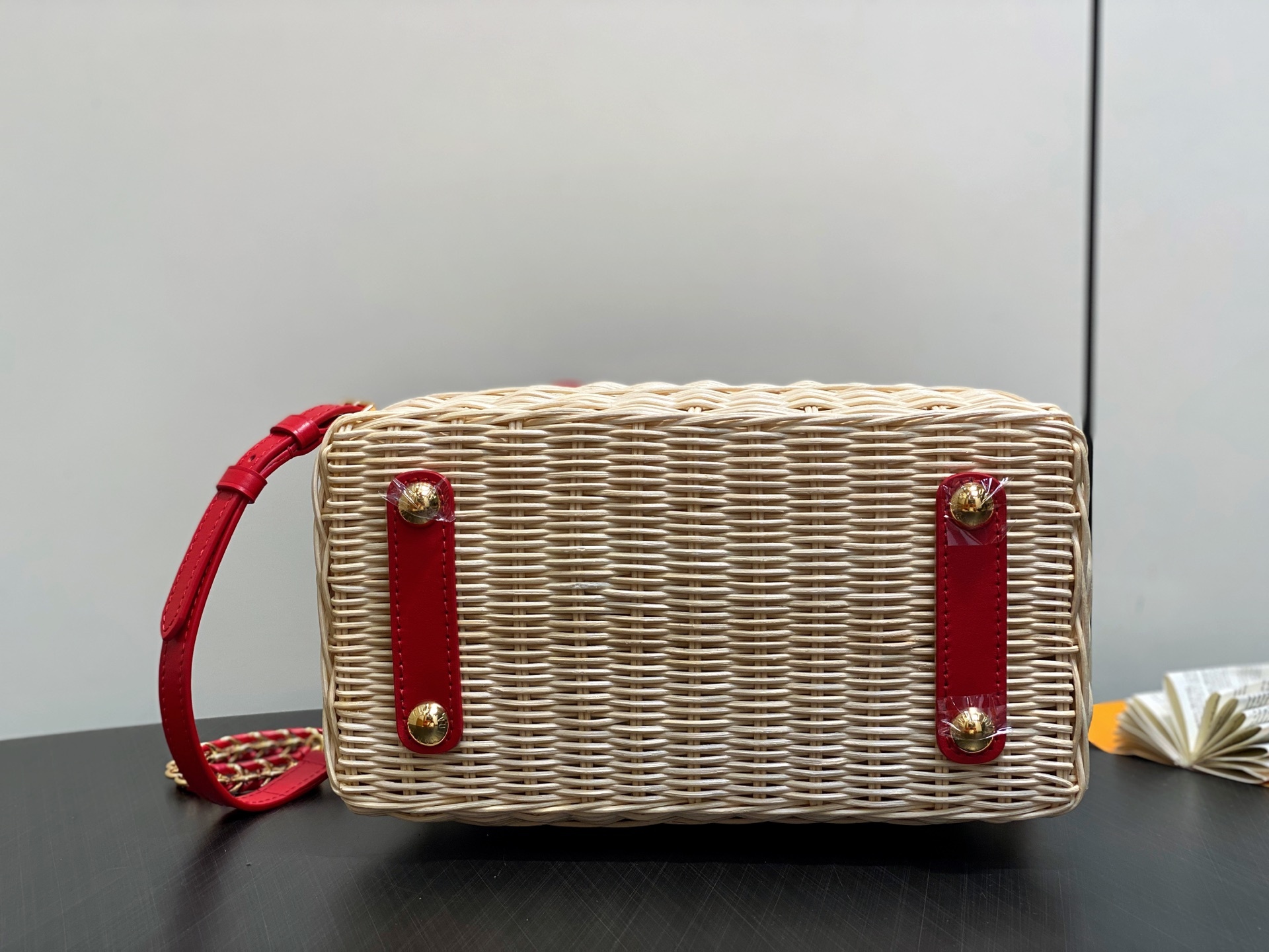 【顶级原单】M14295牛仔樱桃 编织cap那英款 LV x TM CAPUCINES BB手袋 本款