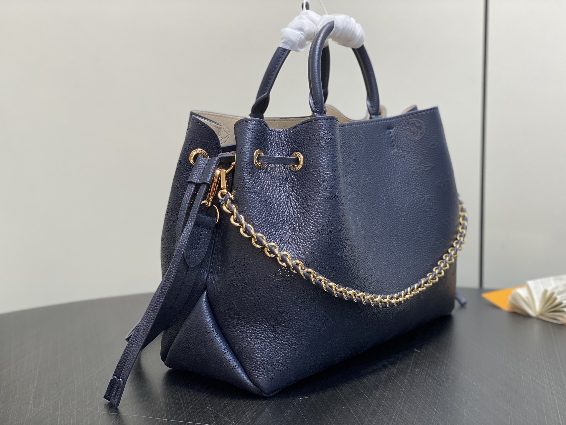 【顶级原单】M14316深蓝/镂空 M59200全皮链条包手提包 Bella Tote Ys 手袋 本款