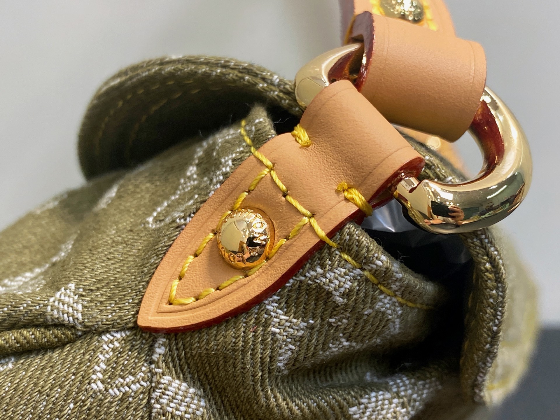 【顶级原单】M95217草绿色 丹宁牛仔腋下包 Vintage 牛仔挎包 中古绝版牛仔手包,夏日必备时尚