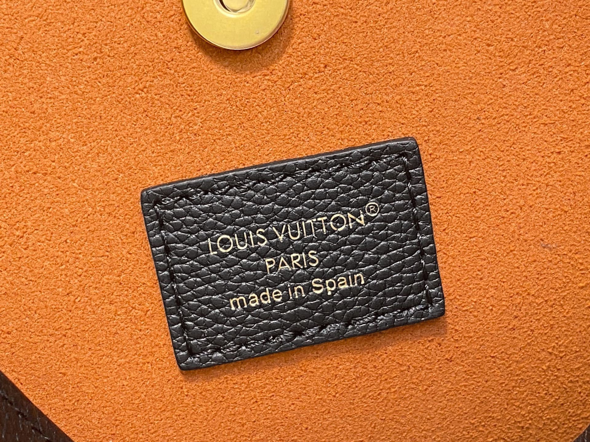 【顶级原单】M14416黑色 全皮水桶包 LOW KEY ALL IN BB 手袋 m25543 黑色