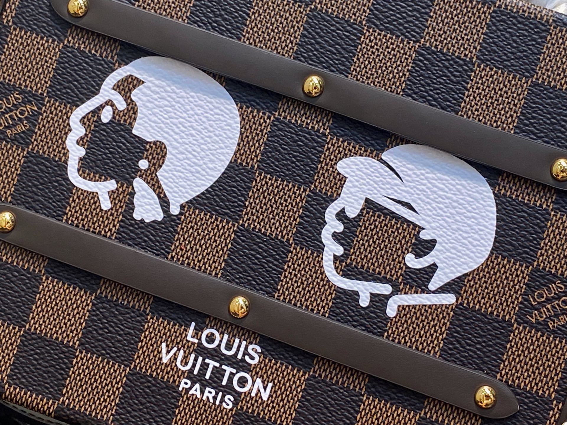 【顶级原单】N40765啡格 箱子盒子包 当季新款 SAWAGANI TRUNK 手袋 Sawagani