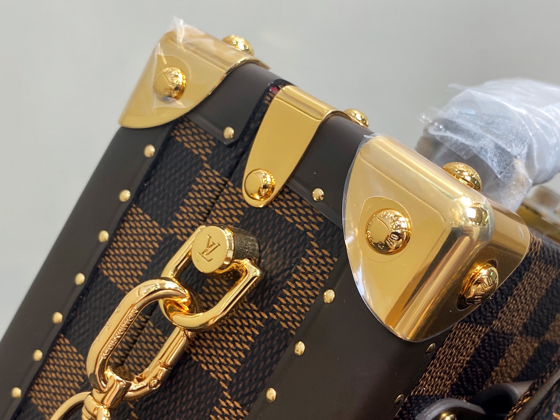 【顶级原单】N40765啡格 箱子盒子包 当季新款 SAWAGANI TRUNK 手袋 Sawagani