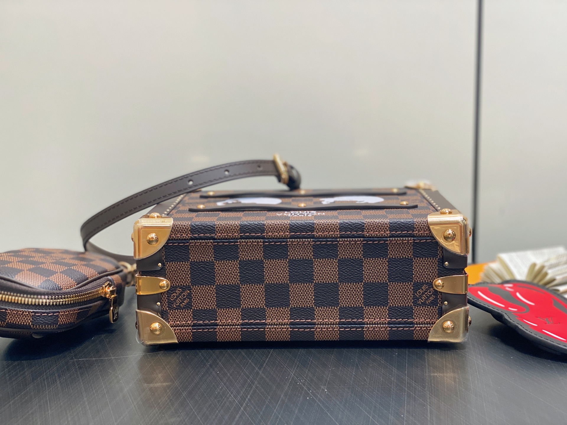 【顶级原单】N40765啡格 箱子盒子包 当季新款 SAWAGANI TRUNK 手袋 Sawagani