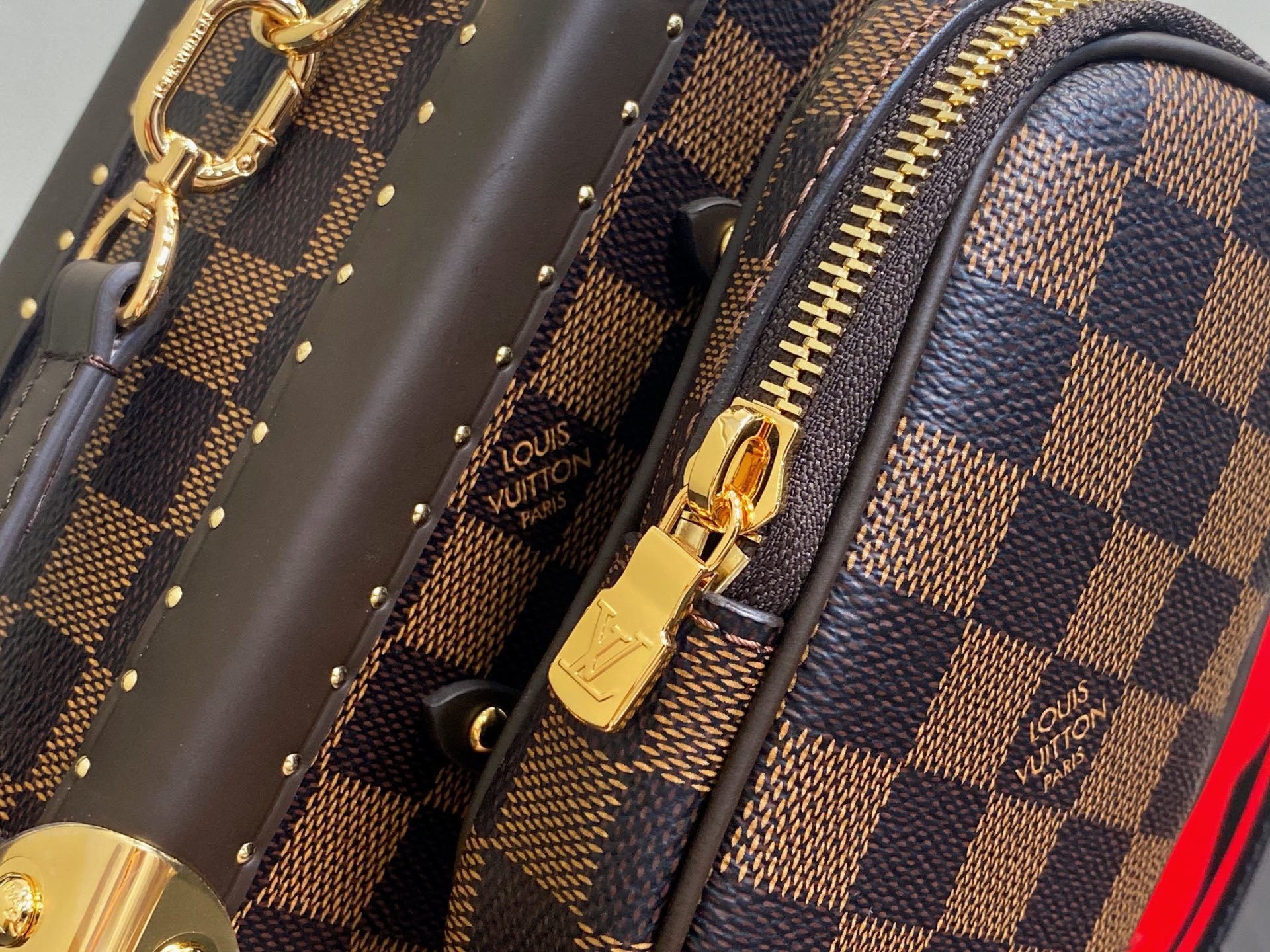 【顶级原单】N40765啡格 箱子盒子包 当季新款 SAWAGANI TRUNK 手袋 Sawagani