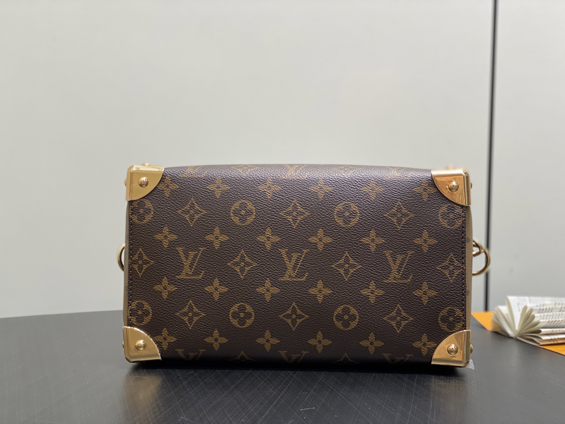 【顶级原单】M26181老花 走秀款单肩包 Trunk Speedy 25 手袋 路易威登 Trunk 