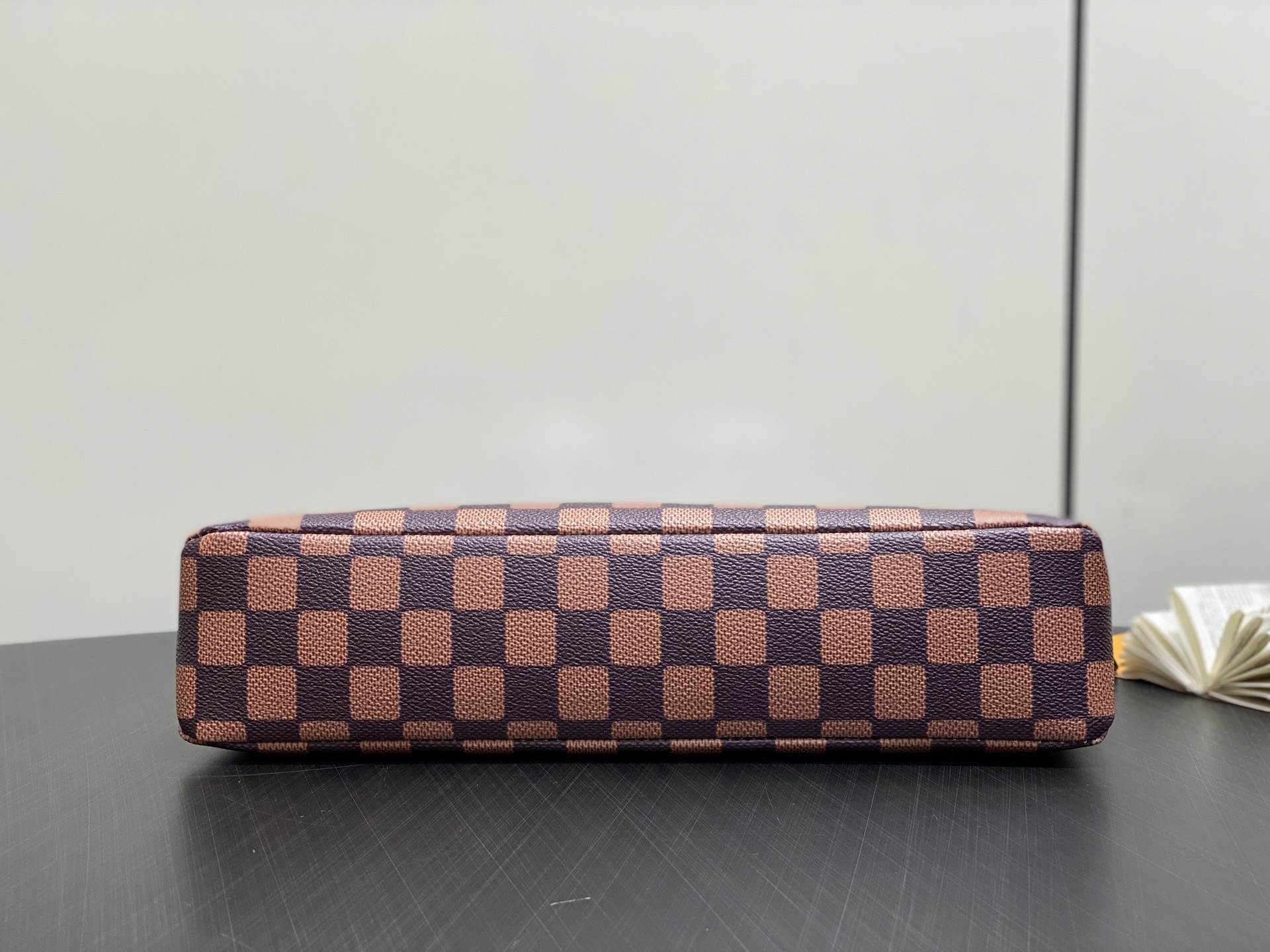 【顶级原单】M40813啡格 公仔丝印手包手拿包 pochette voyage souple 手拿包
