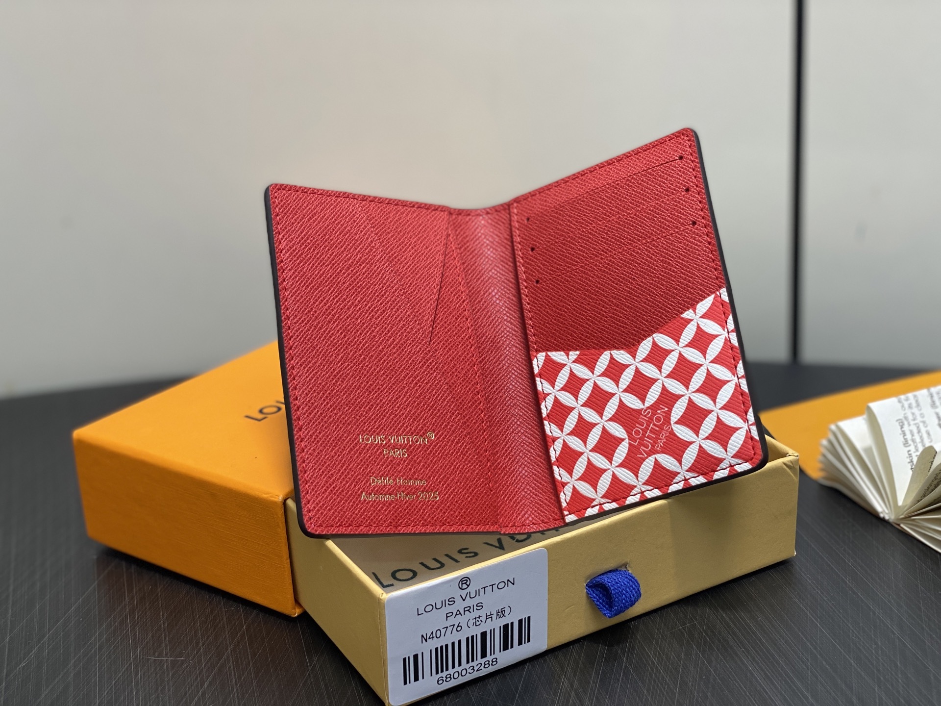【顶级原单】N40776啡格 Lv nigo联名 头像丝印卡包钱包 当季新款 口袋钱夹 本款口袋钱夹取材