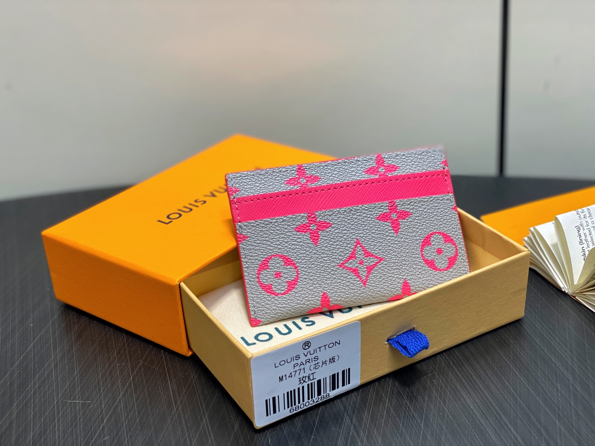 【顶级原单】M15032玫红 M14771玫红,卡包卡夹钱包 当季新款 DOUBLE 卡夹 本款 Dou