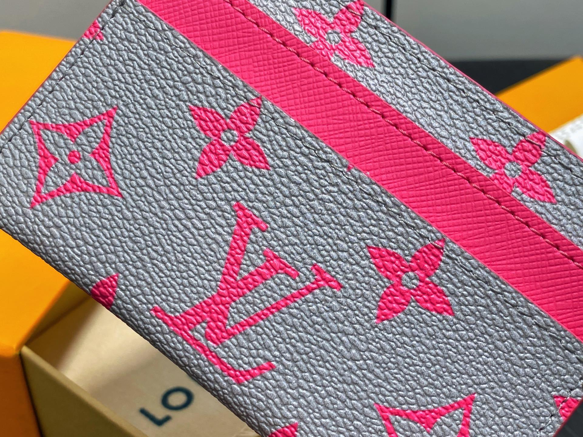 【顶级原单】M15032玫红 M14771玫红,卡包卡夹钱包 当季新款 DOUBLE 卡夹 本款 Dou