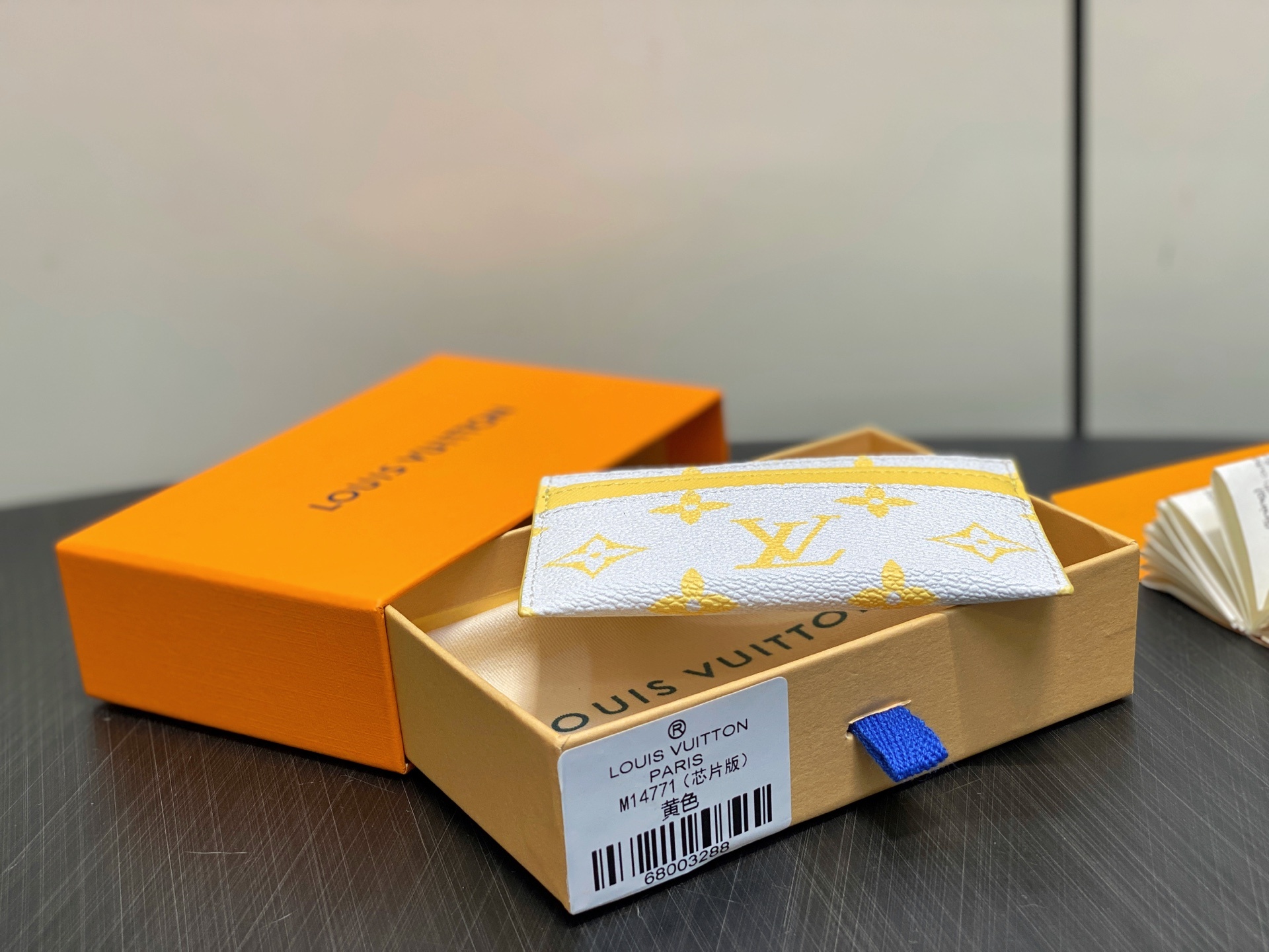 【顶级原单】M14771黄色 卡包卡夹钱包 当季新款 DOUBLE 卡夹 本款 Double 卡夹为 M