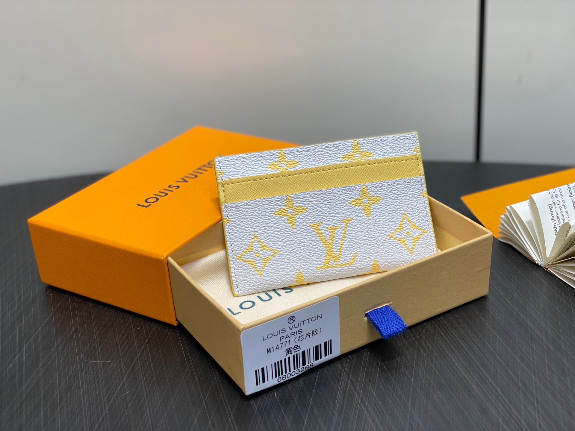【顶级原单】M14771黄色 卡包卡夹钱包 当季新款 DOUBLE 卡夹 本款 Double 卡夹为 M