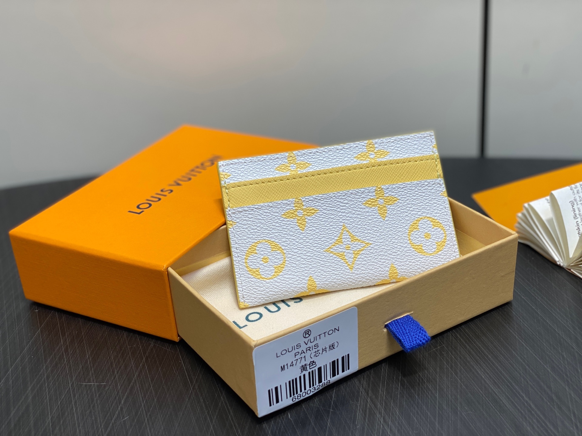 【顶级原单】M14771黄色 卡包卡夹钱包 当季新款 DOUBLE 卡夹 本款 Double 卡夹为 M