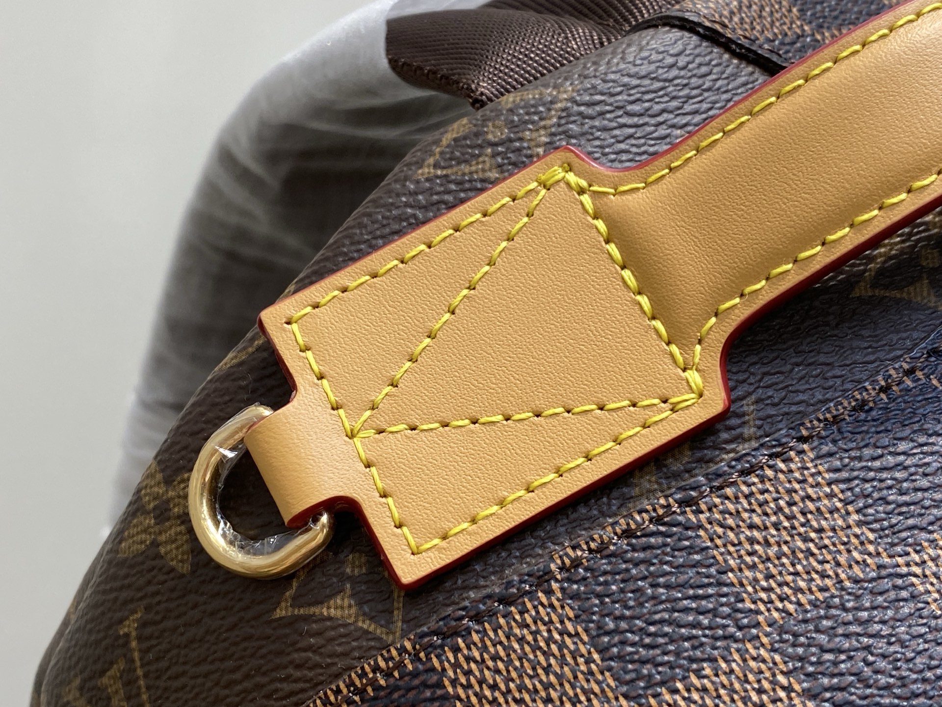 【顶级原单】M26130老花 拼接双肩包 Discovery 小号双肩包 本款 Discovery 小号