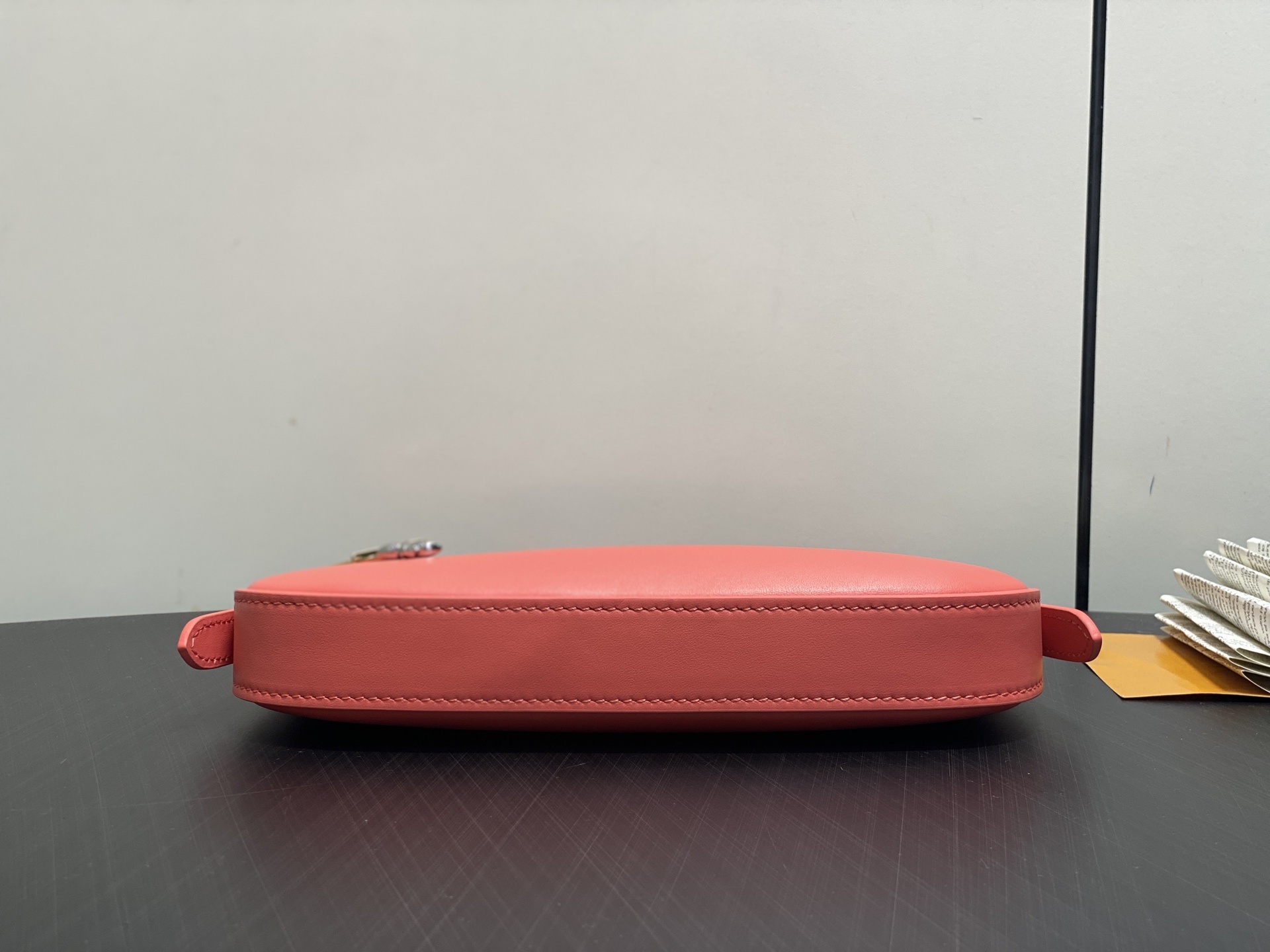 【顶级原单】M25525粉色 全皮腋下包Pochette LV Bloom 手袋 M25784 杏色 m
