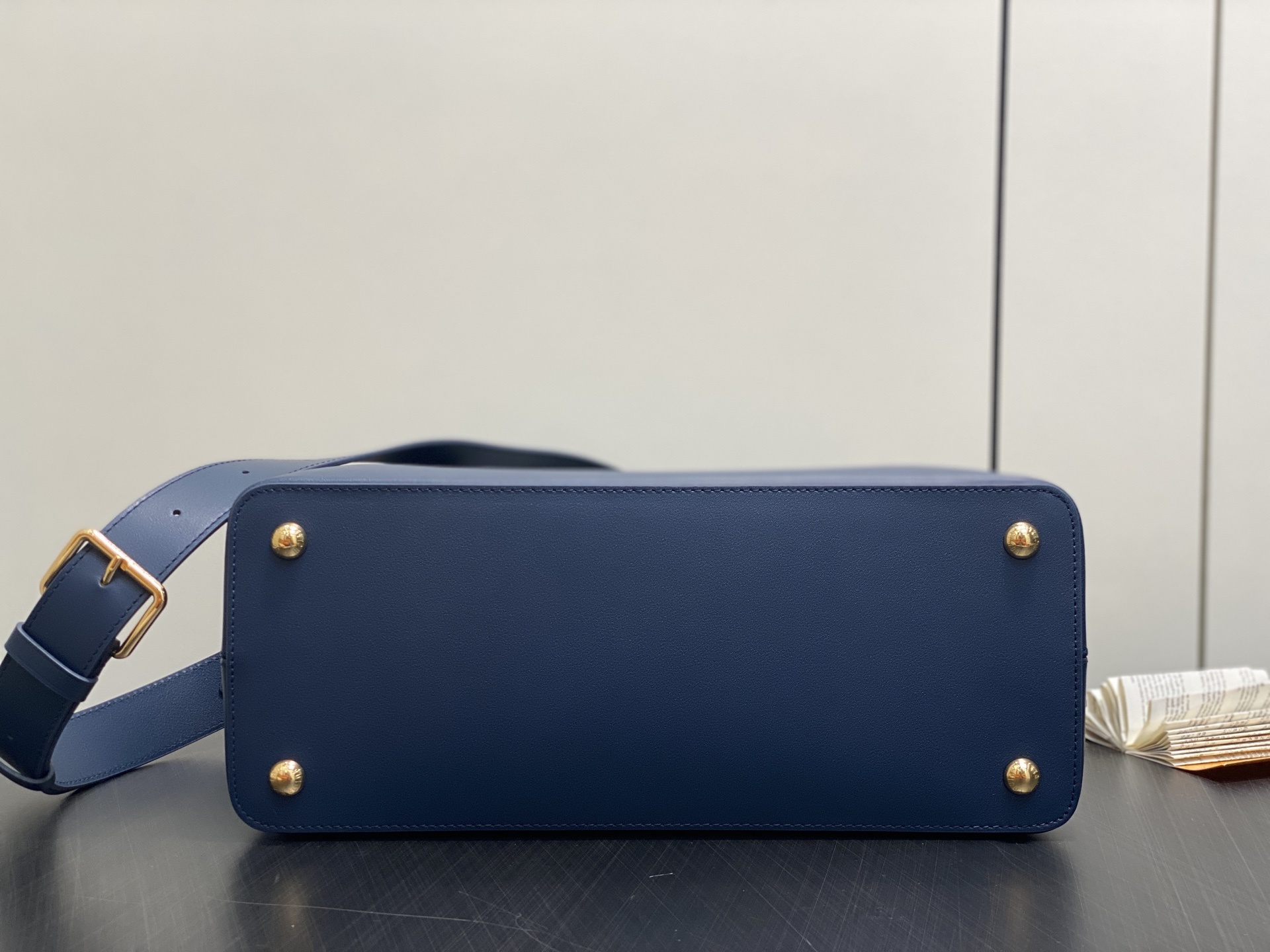 【顶级原单】M24607深蓝 M14639 全皮cap那英款 CAPUCINES SOUPLE 大号手袋