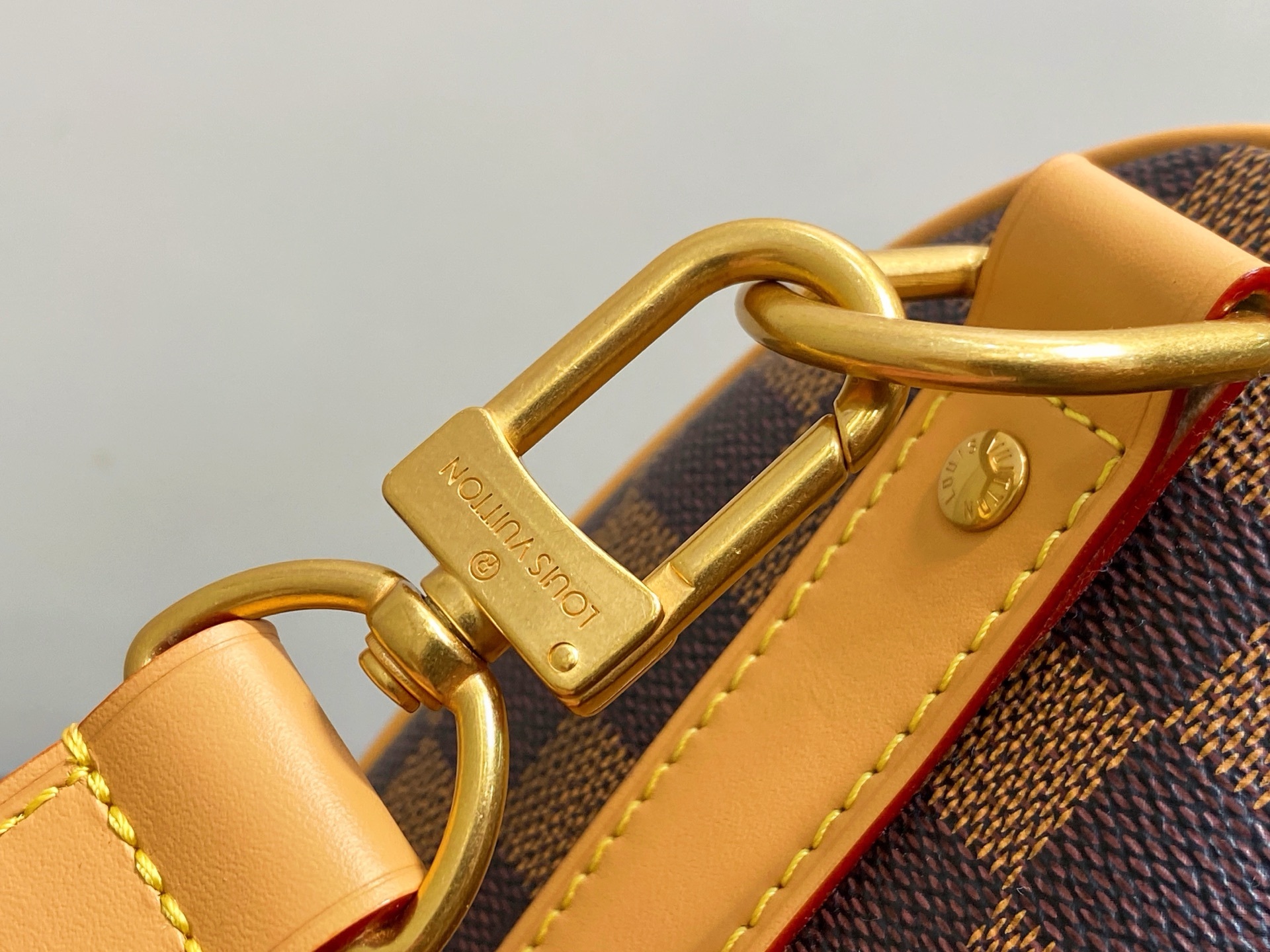 【顶级原单】M15428老花拼色 男包枕头包 Keepall Bandoulière 手袋 本款 Kee
