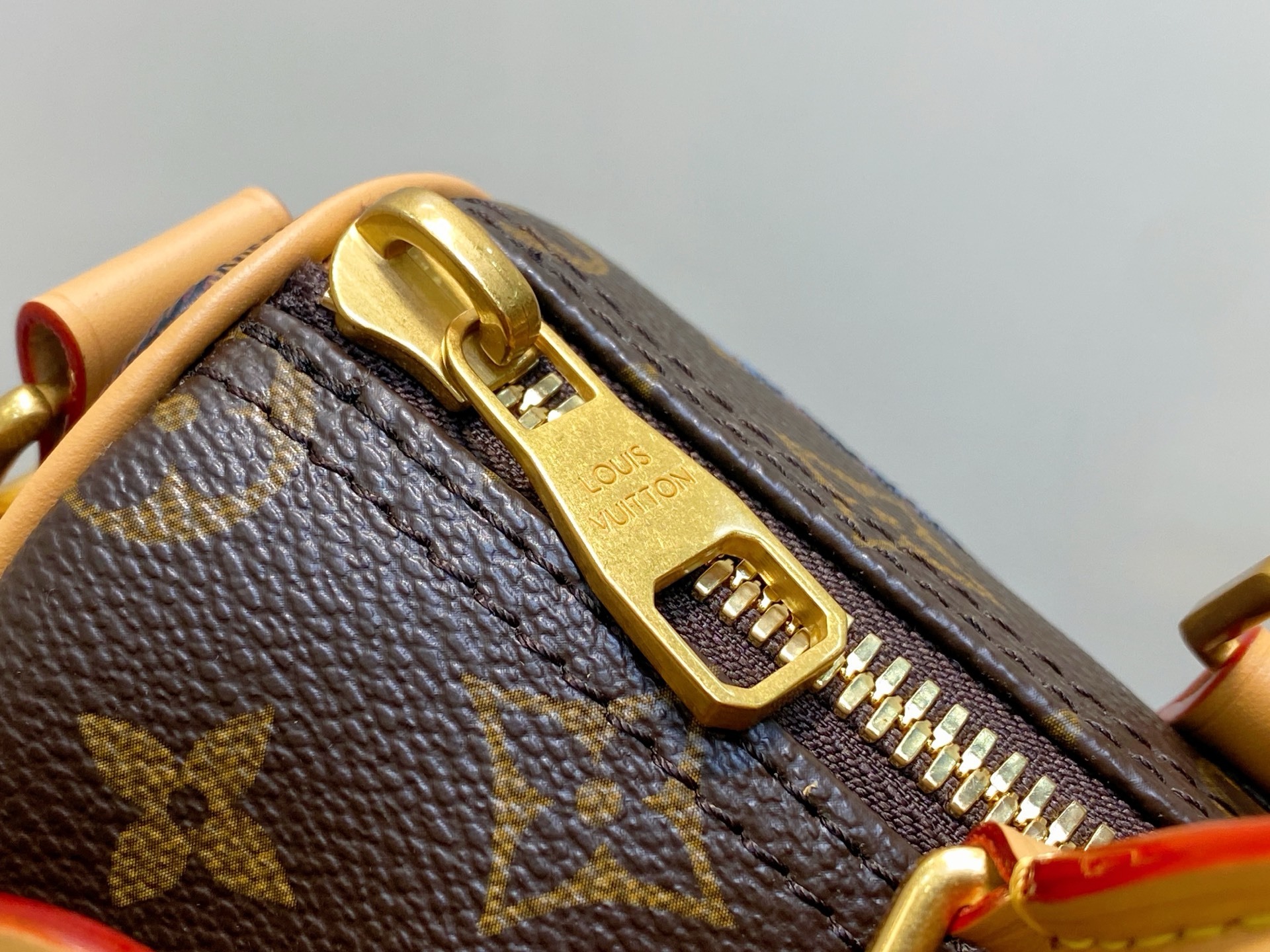 【顶级原单】M15428老花拼色 男包枕头包 Keepall Bandoulière 手袋 本款 Kee
