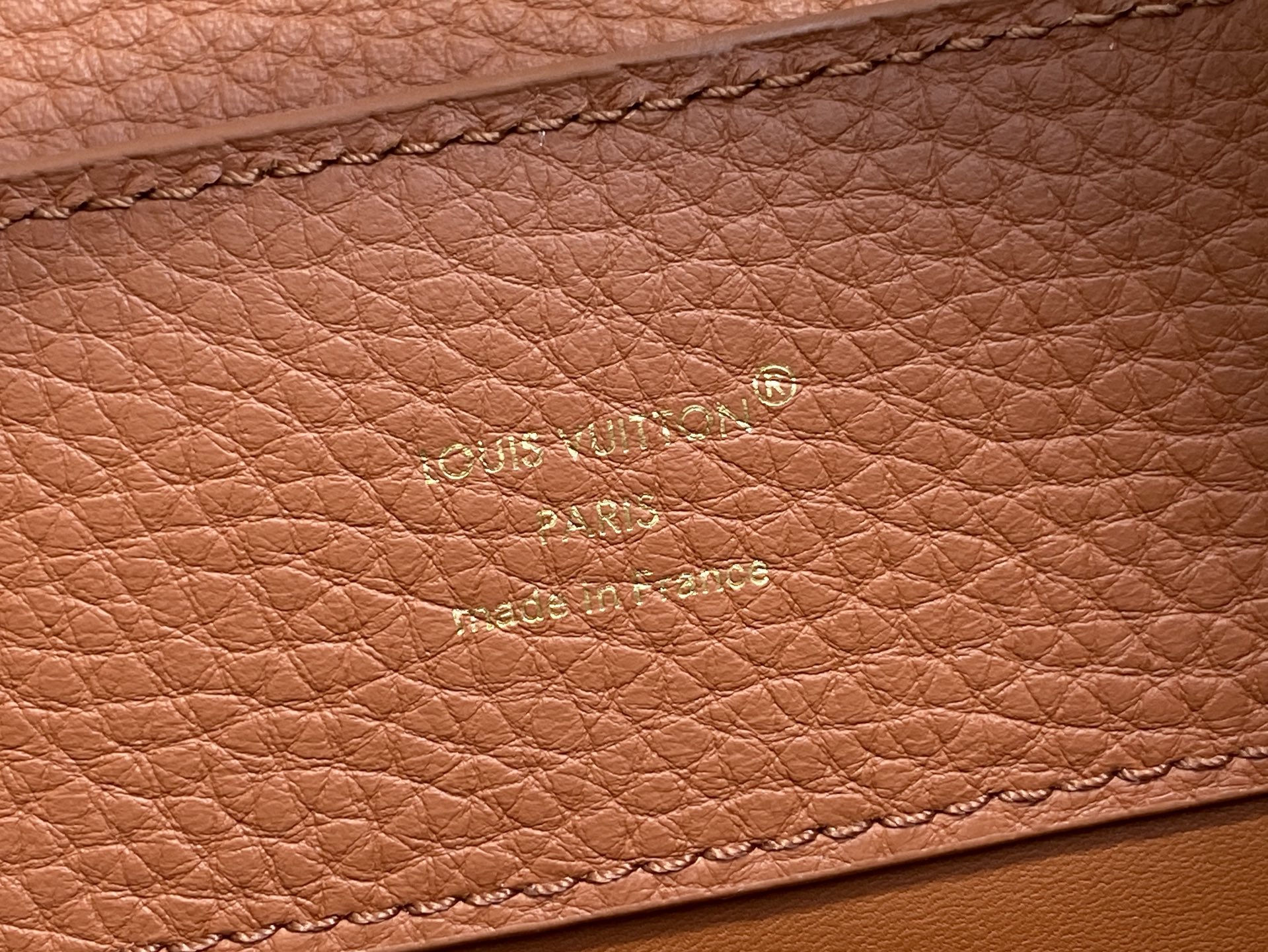 【顶级原单】M14970棕色 M14381 链条全皮cap那英款 CAPUCINES BB手袋 Capu