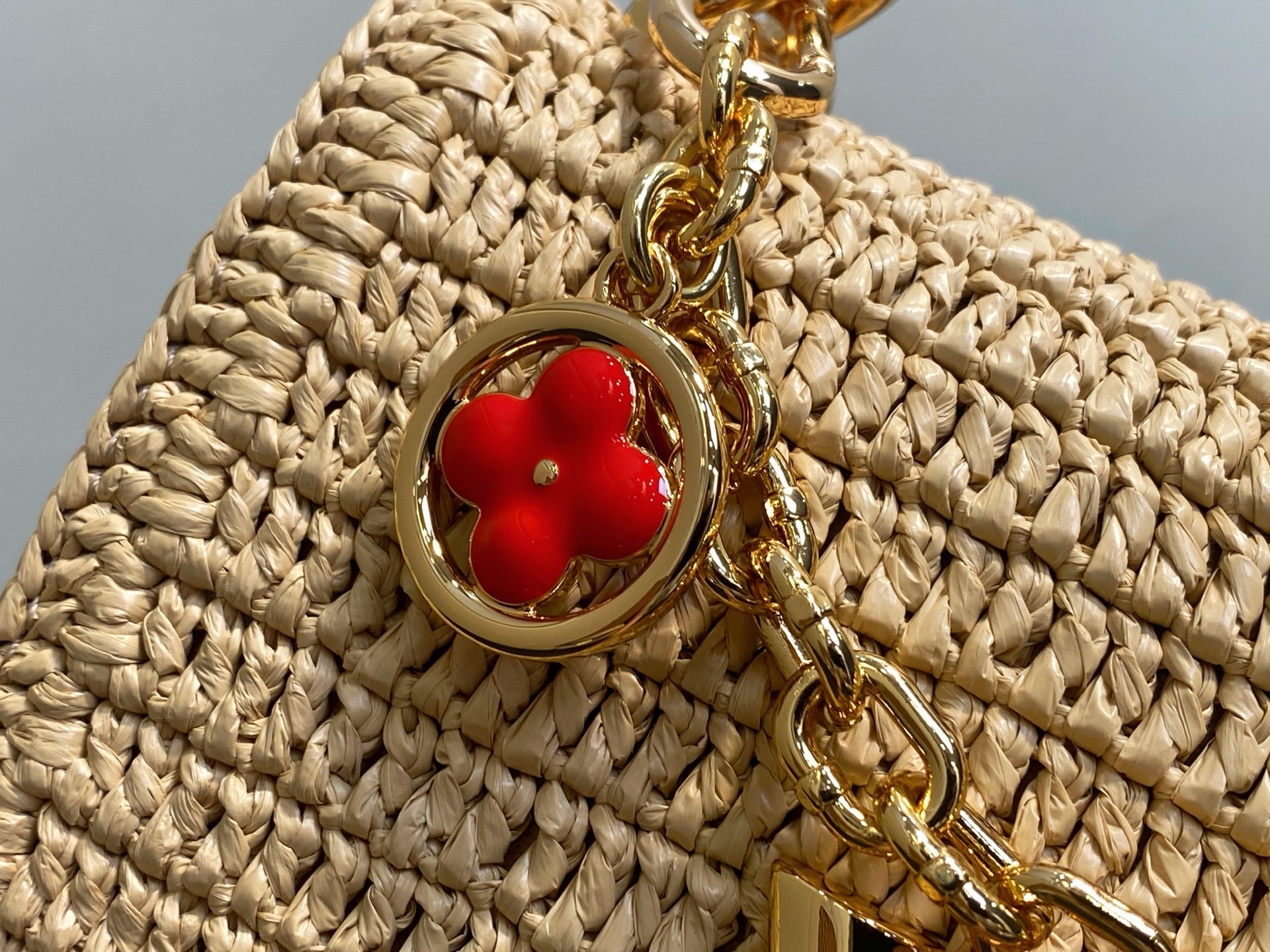 【顶级原单】M14309编织 拉菲草草编Twist 当季新款 TWIST SLIM 小号手袋 本款 Tw