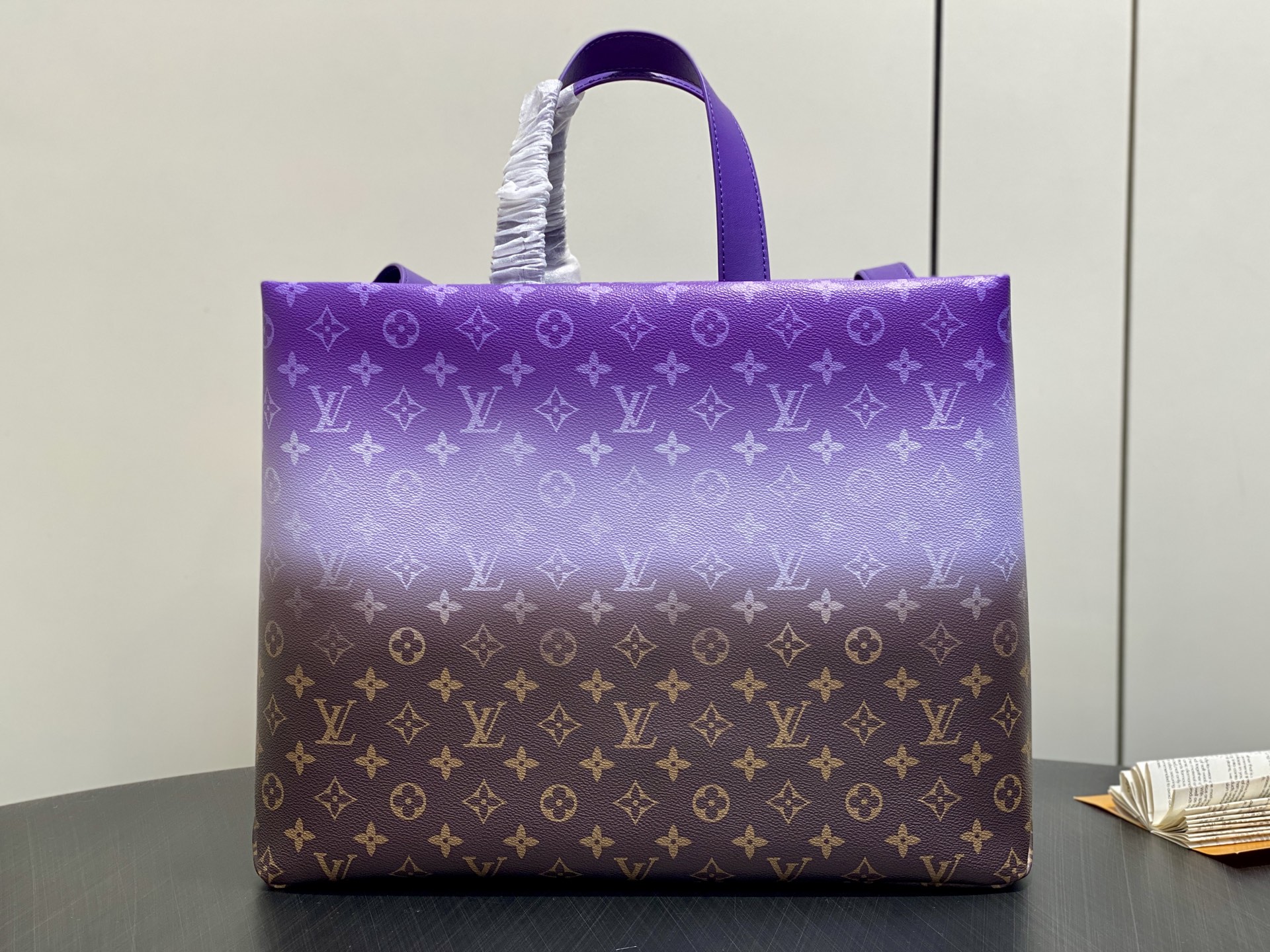 Louis Vuitton Shopper Tote Bag: Purple Ombre, Damier Ebene Canvas, M13923 4 i1757911697915 4546 0 2