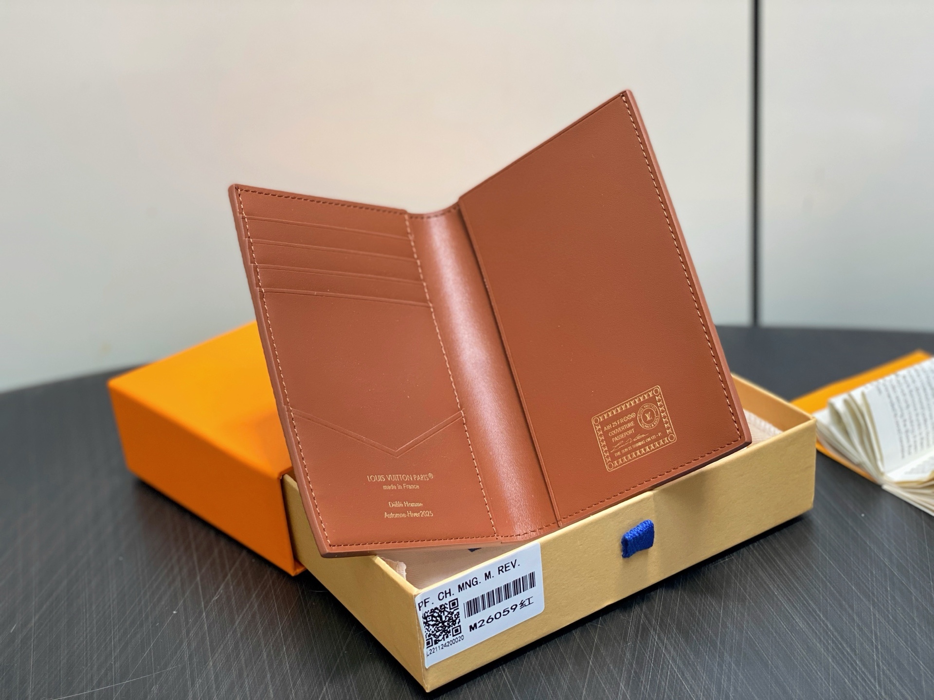 【顶级原单】M26059黑色 全皮护照夹护照套 本款护照套为 Monogram Empreinte 皮革