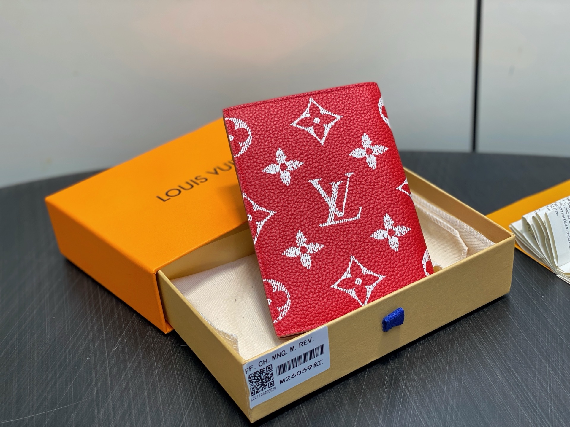 【顶级原单】M26059黑色 全皮护照夹护照套 本款护照套为 Monogram Empreinte 皮革