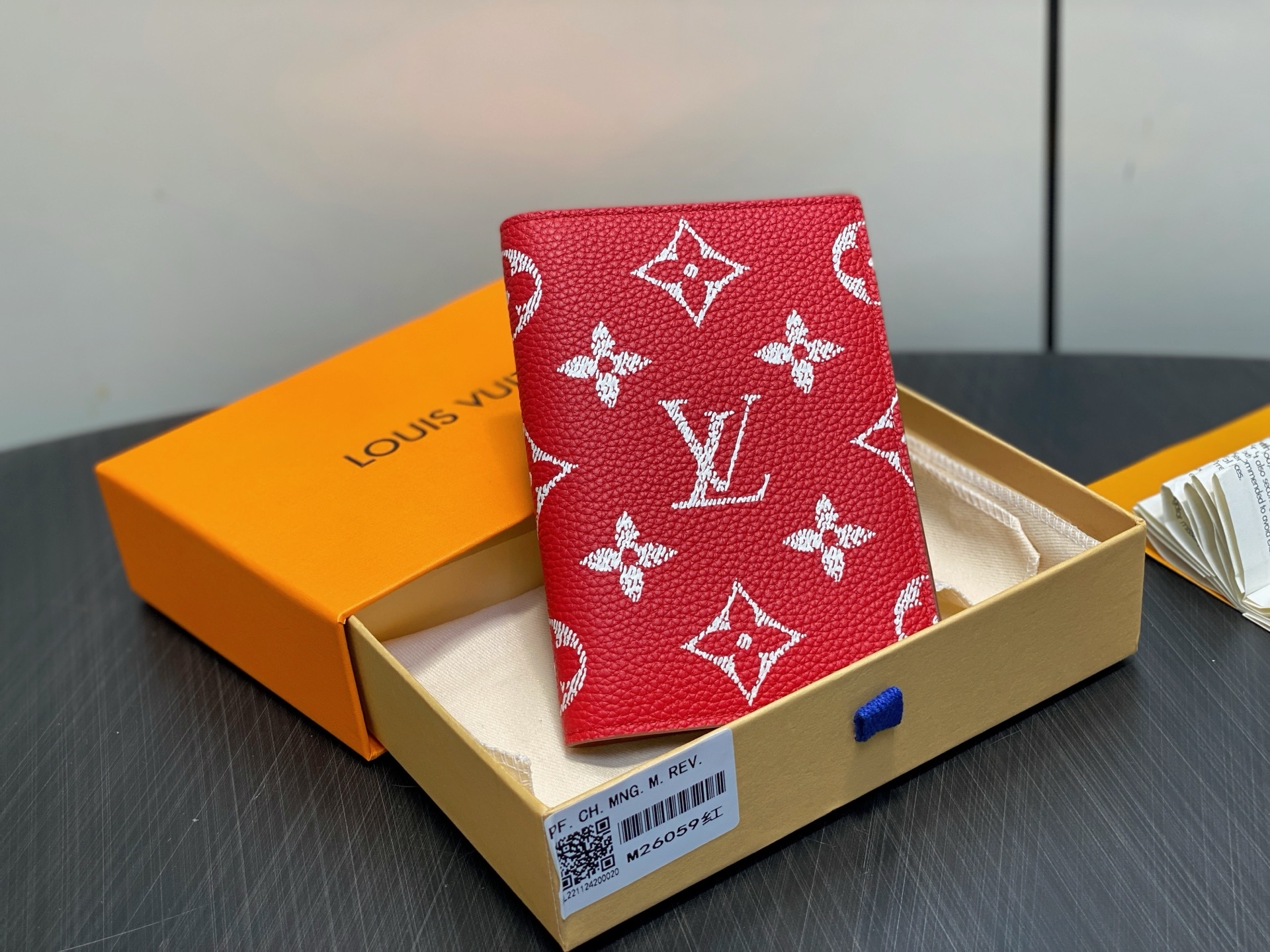 【顶级原单】M26059黑色 全皮护照夹护照套 本款护照套为 Monogram Empreinte 皮革