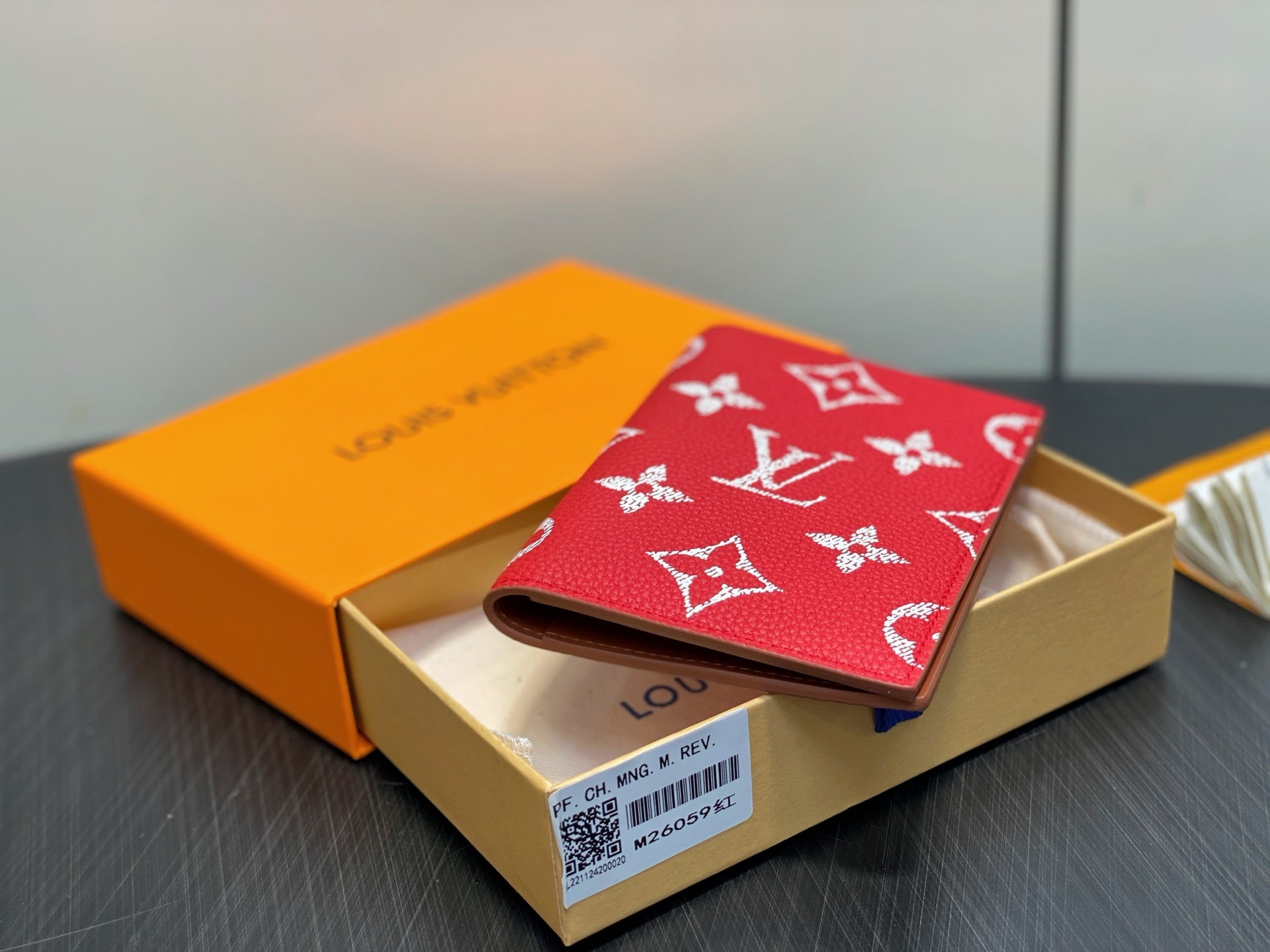 【顶级原单】M26059黑色 全皮护照夹护照套 本款护照套为 Monogram Empreinte 皮革