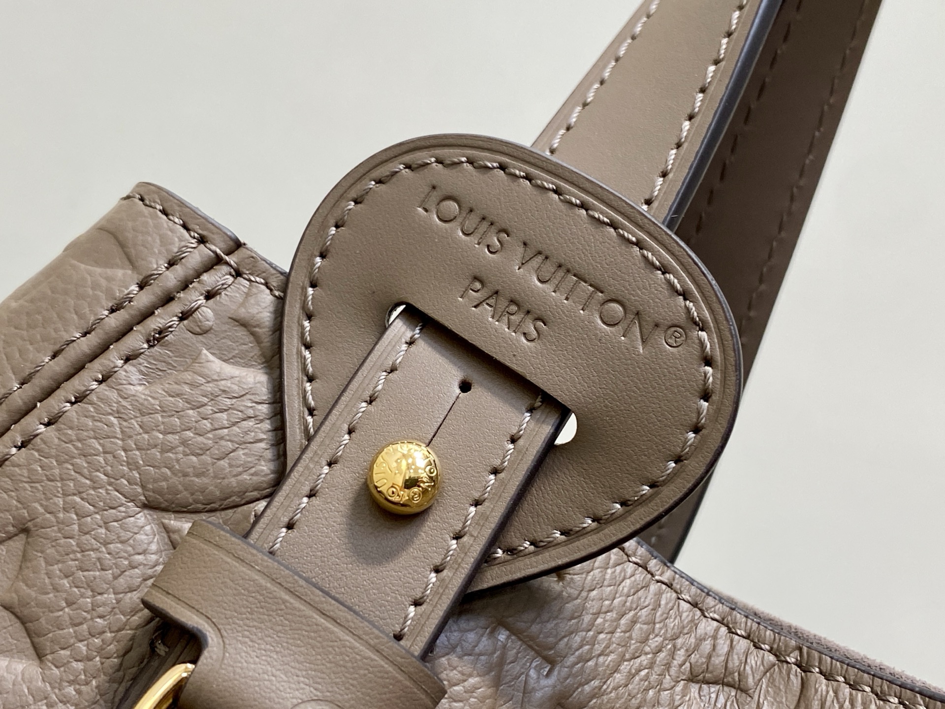 【顶级原单】M25858卡其绿 M25890 全皮压花单肩包 ALL IN ONE 小号手袋 m2585