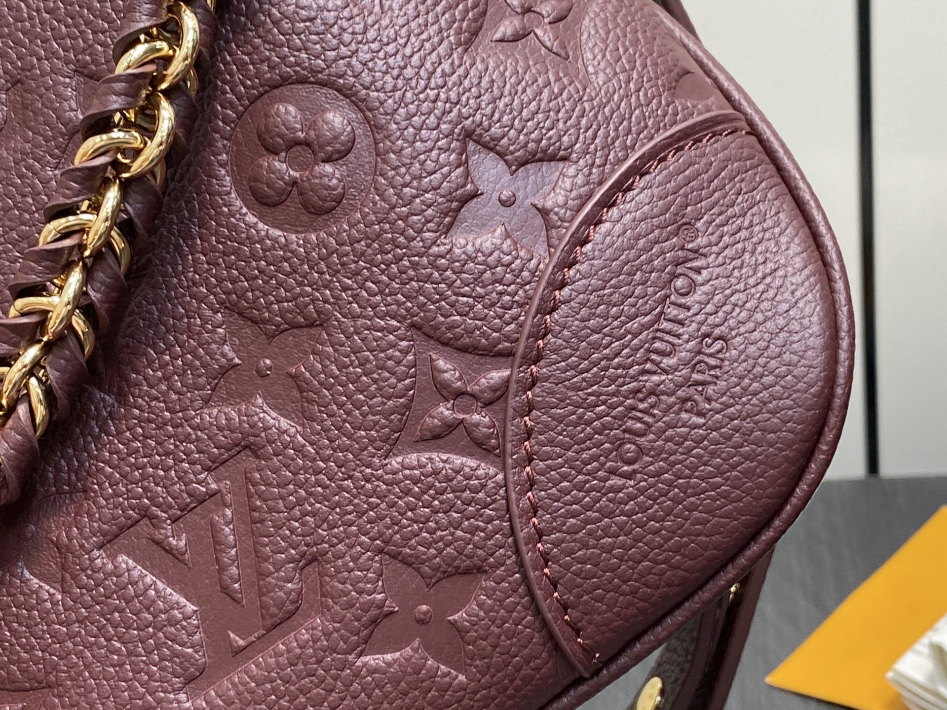 【顶级原单】M12930紫红色 M25827全皮链条包牛角包 Boulogne PM 手袋 本季的布洛涅