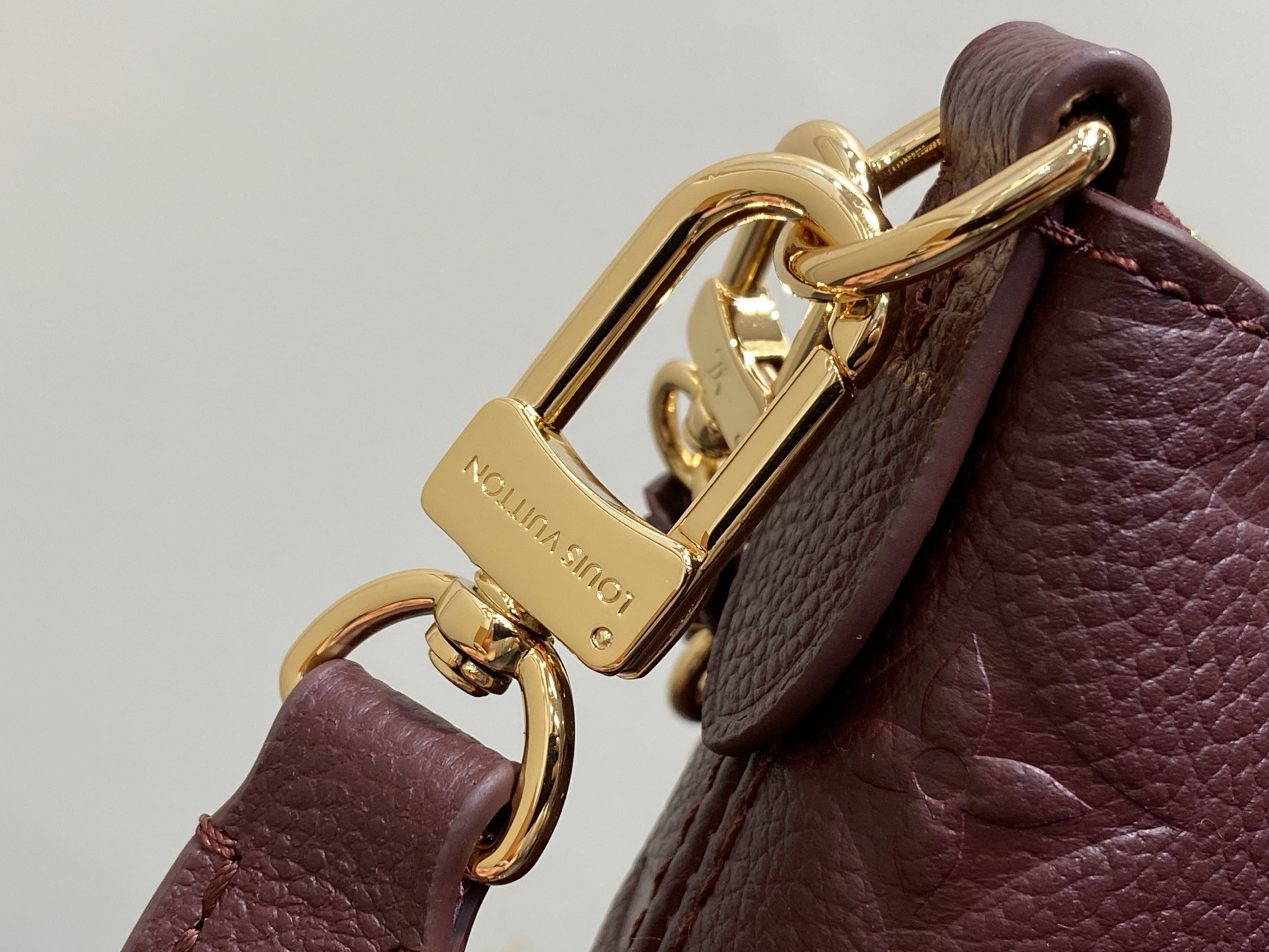 【顶级原单】M12930紫红色 M25827全皮链条包牛角包 Boulogne PM 手袋 本季的布洛涅