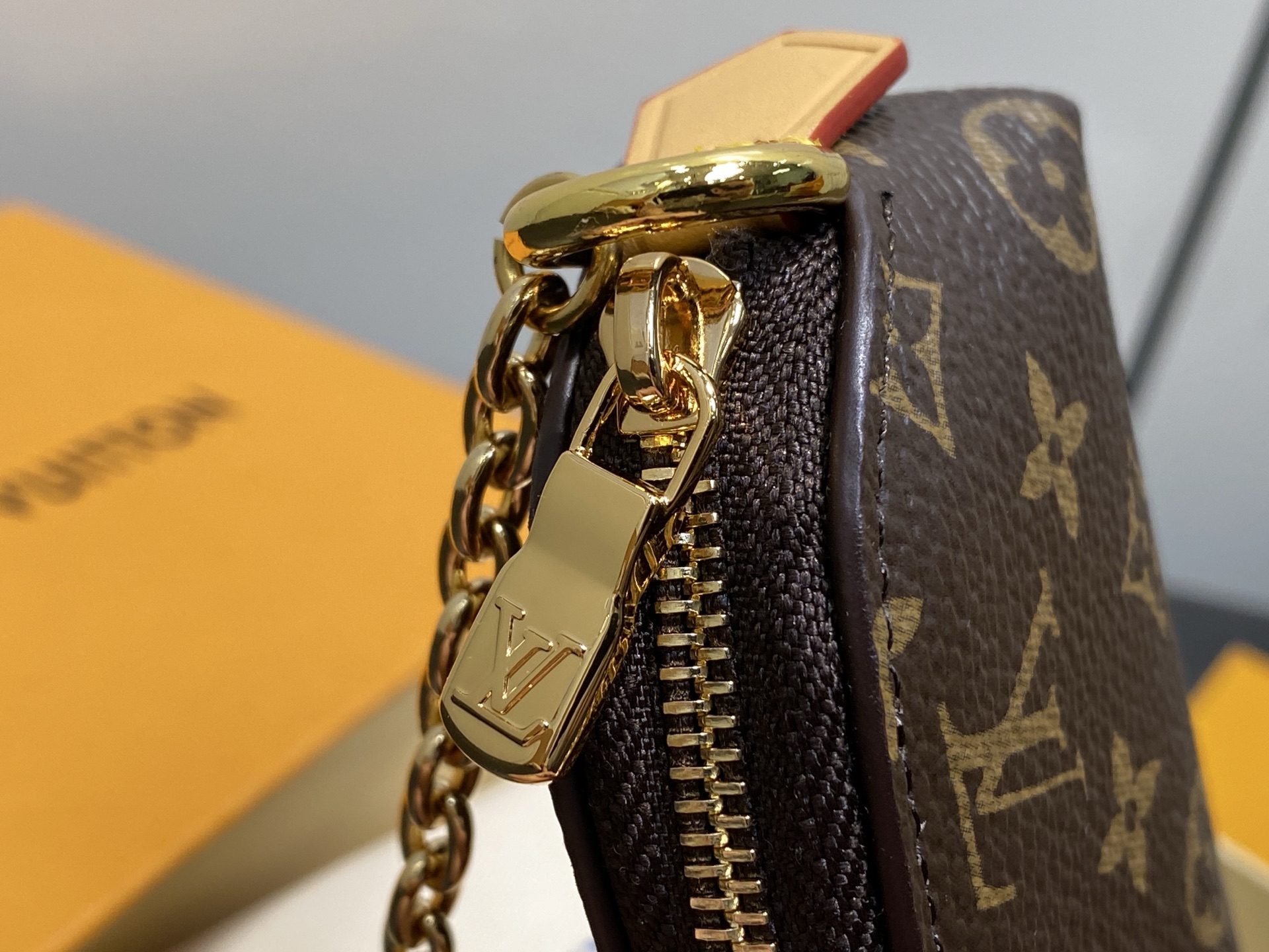 【顶级原单】M25694老花 链条口红包化妆包 当季新款 LIPSTICK 化妆包 Lipstick 化