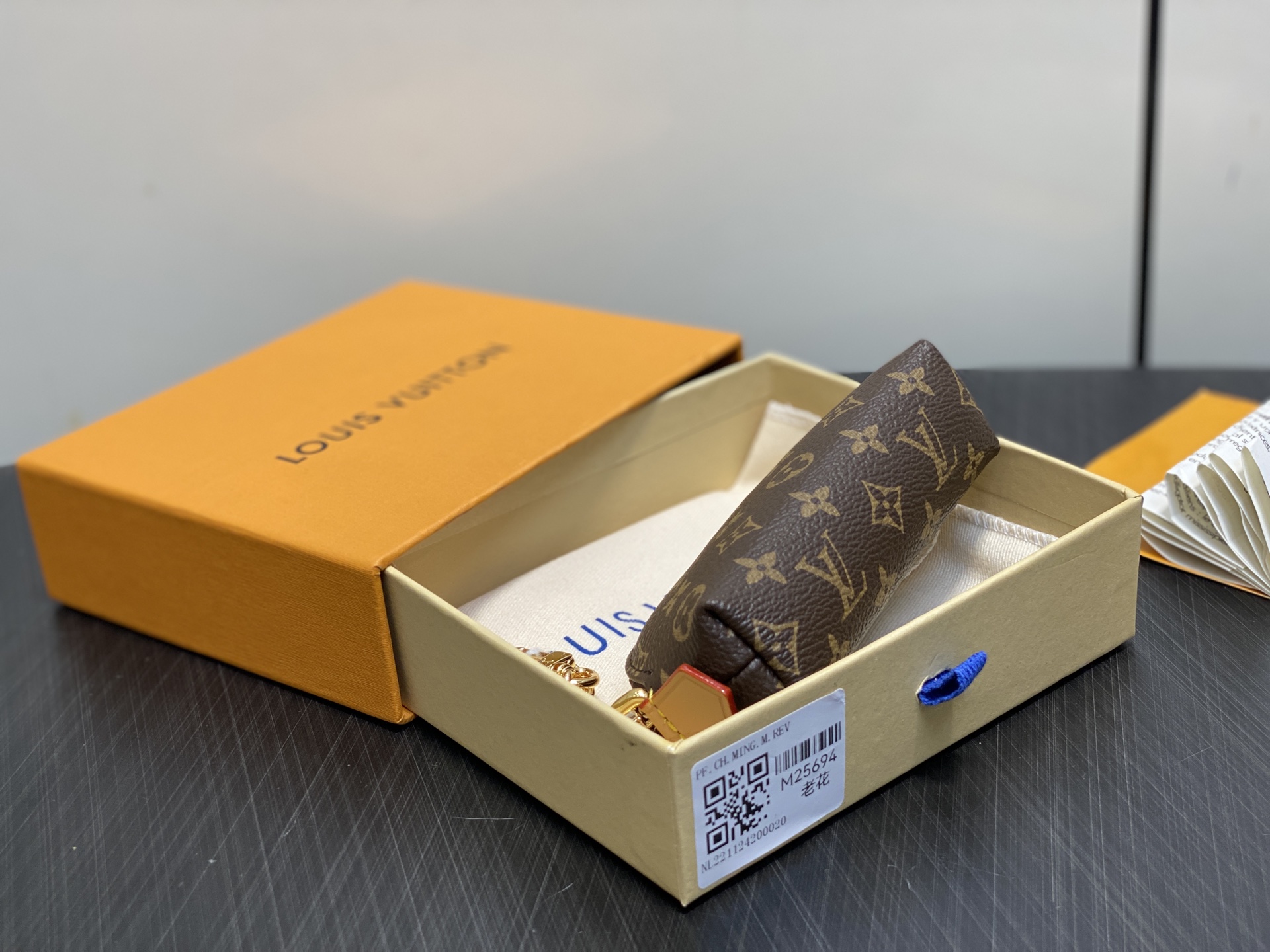 【顶级原单】M25694老花 链条口红包化妆包 当季新款 LIPSTICK 化妆包 Lipstick 化