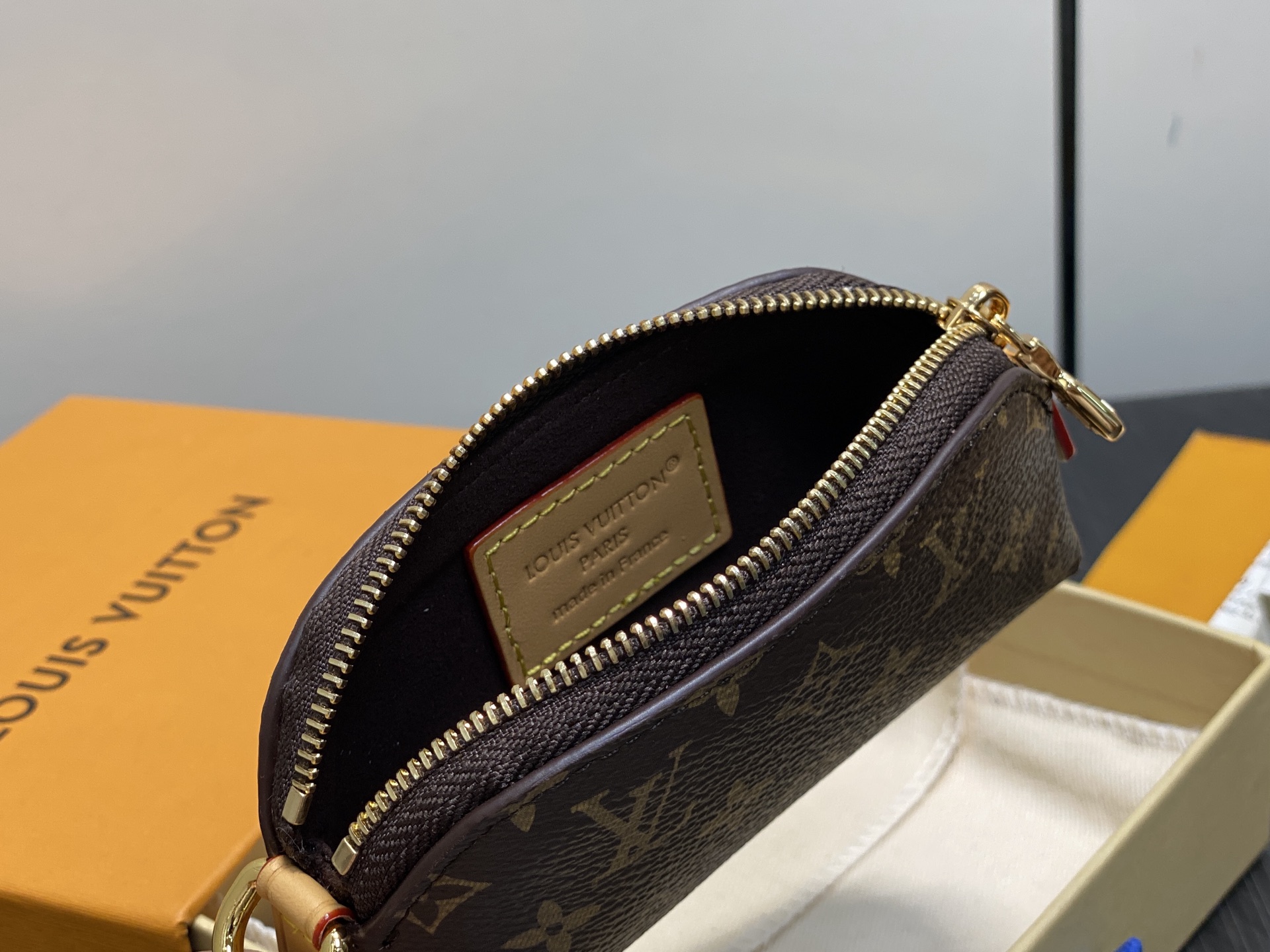 【顶级原单】M25694老花 链条口红包化妆包 当季新款 LIPSTICK 化妆包 Lipstick 化