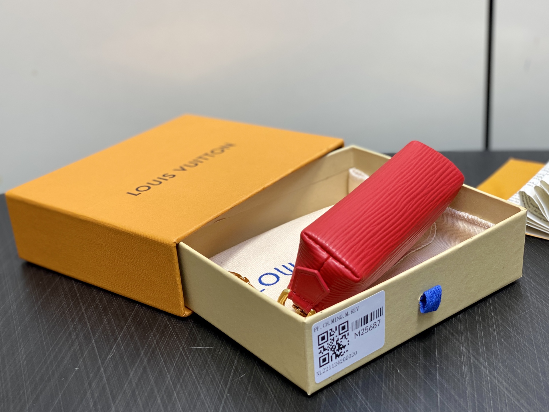 【顶级原单】M25687红色 链条口红包化妆包 当季新款 LIPSTICK 化妆包 Lipstick 化