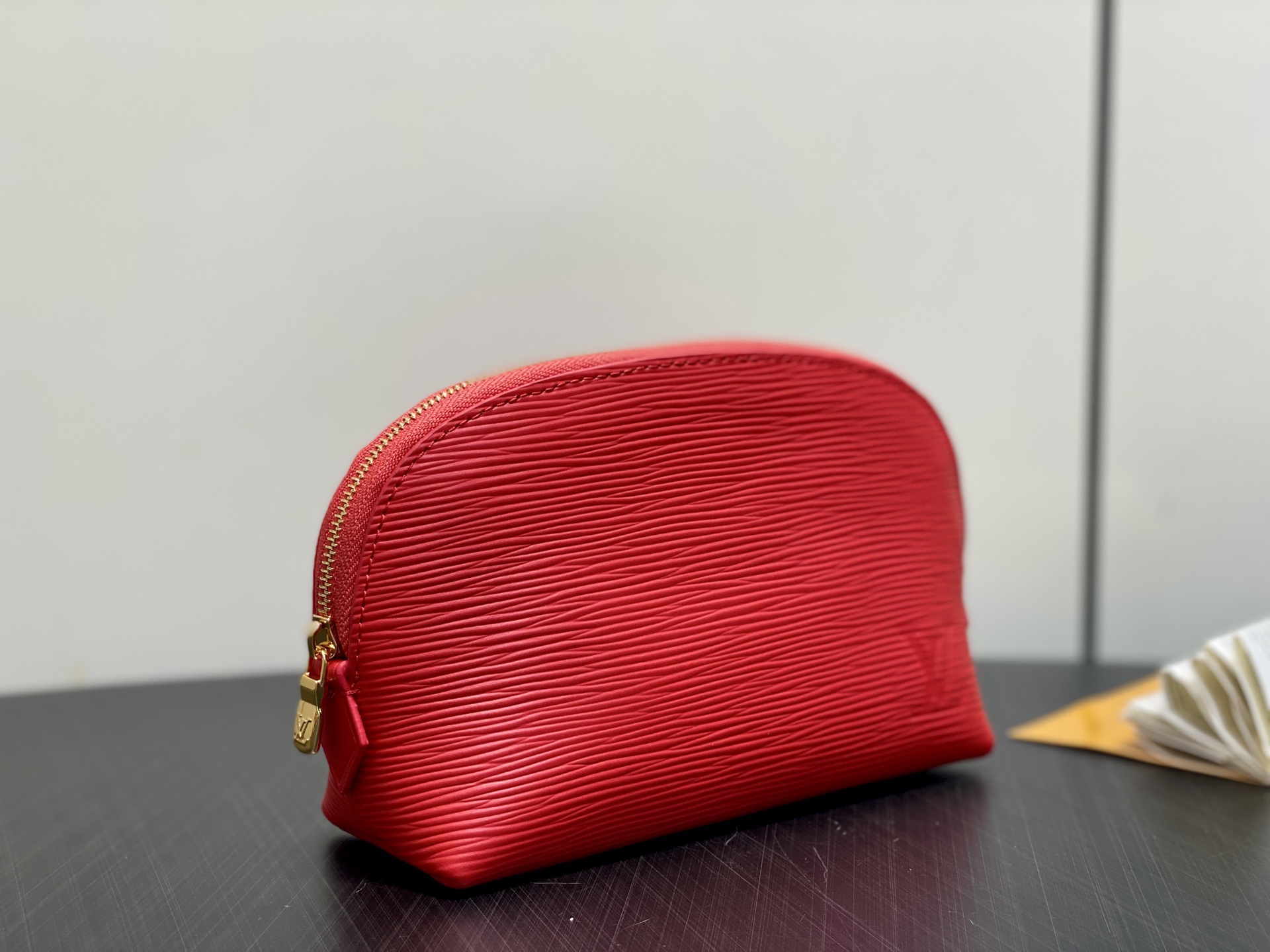 【顶级原单】M15197红色 水波纹化妆包 当季新款 POCHETTE COSMÉTIQUE 小号化妆包