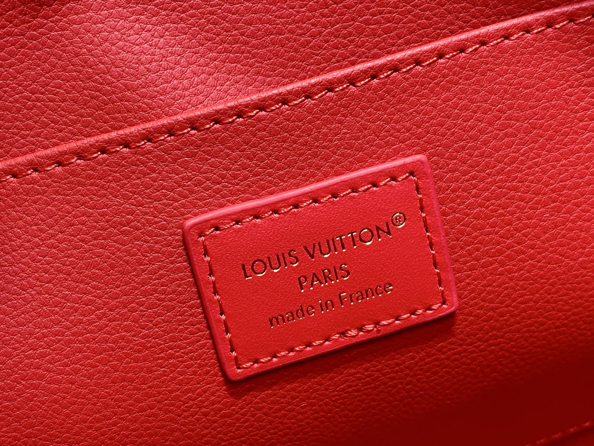 【顶级原单】M15197红色 水波纹化妆包 当季新款 POCHETTE COSMÉTIQUE 中号化妆包